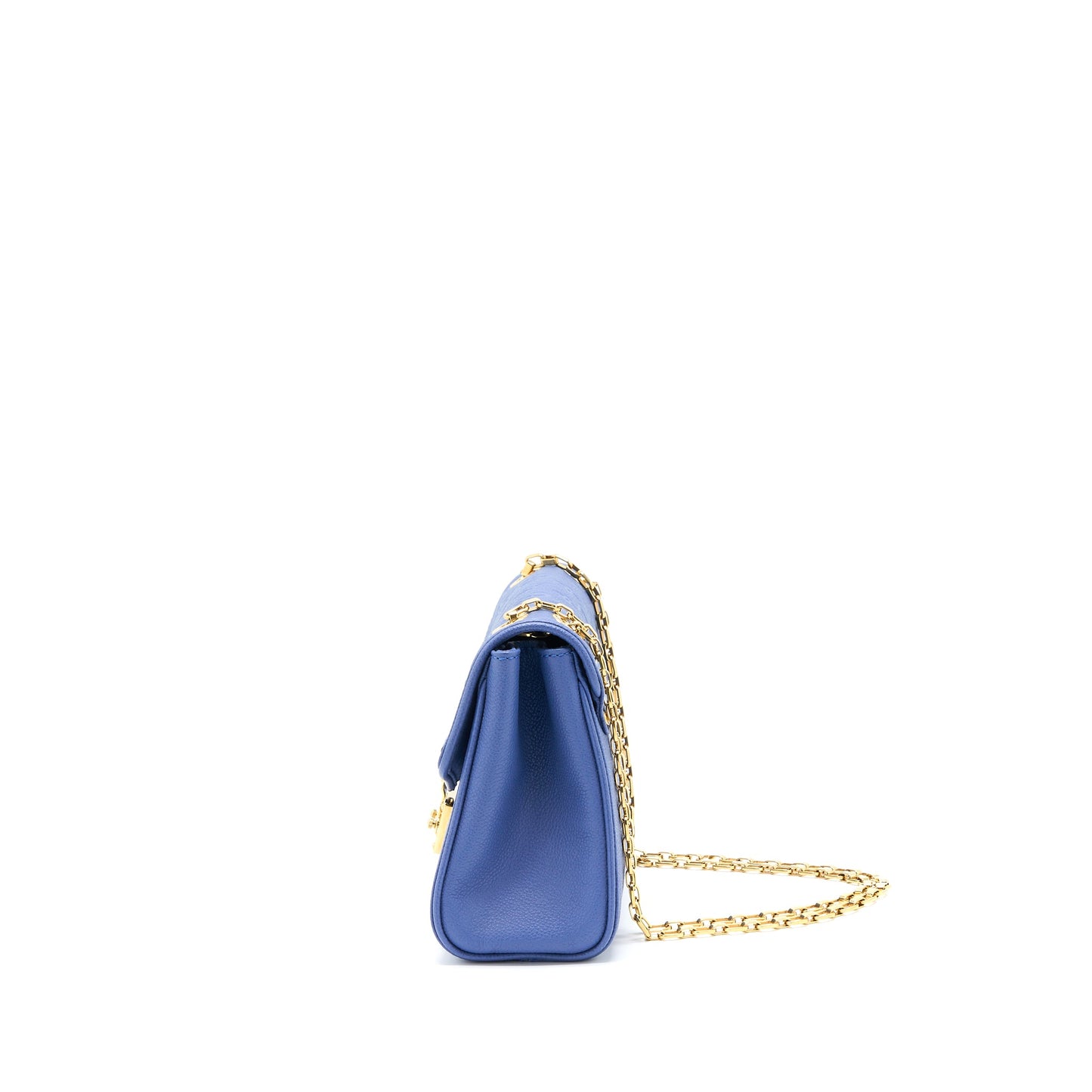 Louis Vuitton Saint Germaine Crossbody Purse Monogram Empreinte Blue