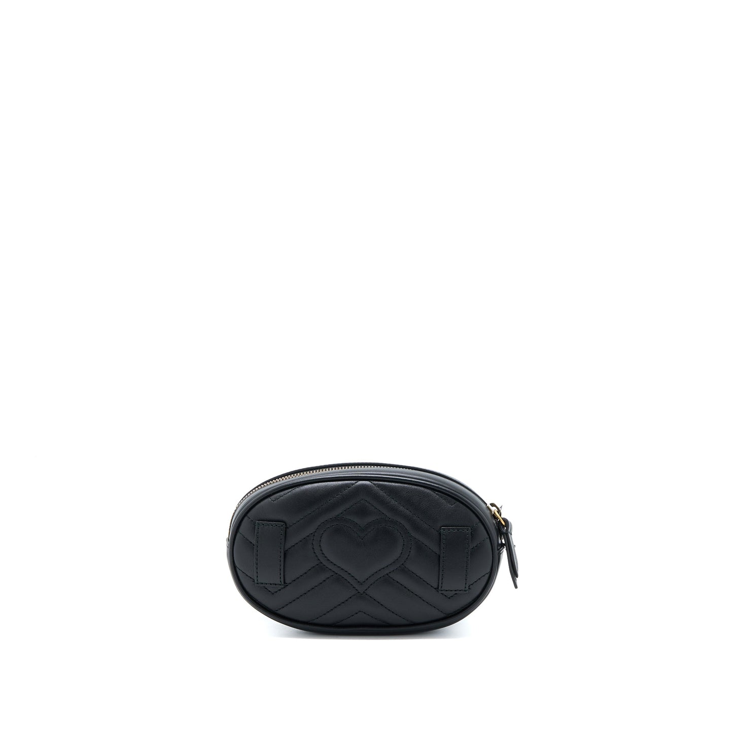 Gucci Marmont Round Belt Purse Black