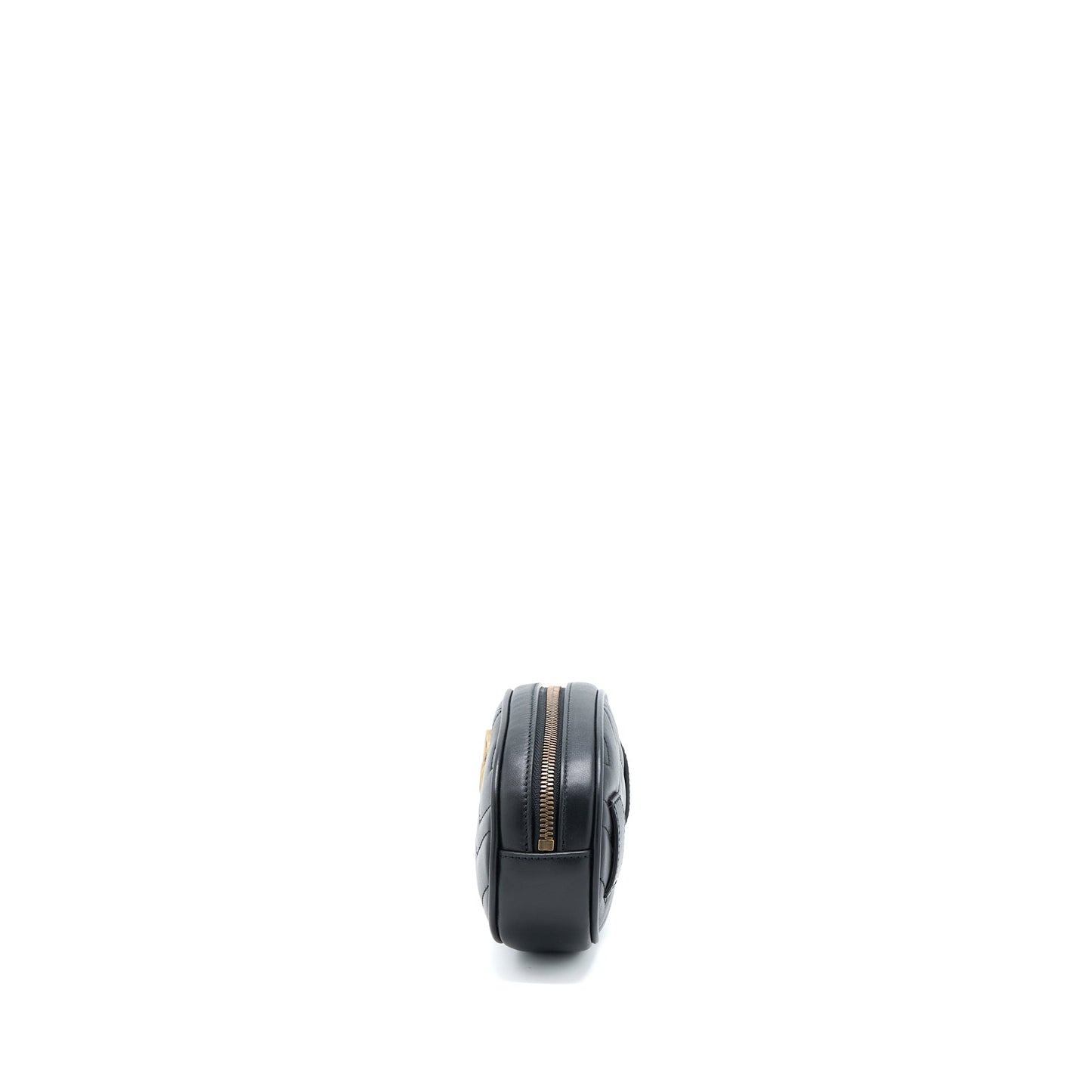 Gucci Marmont Round Belt Purse Black