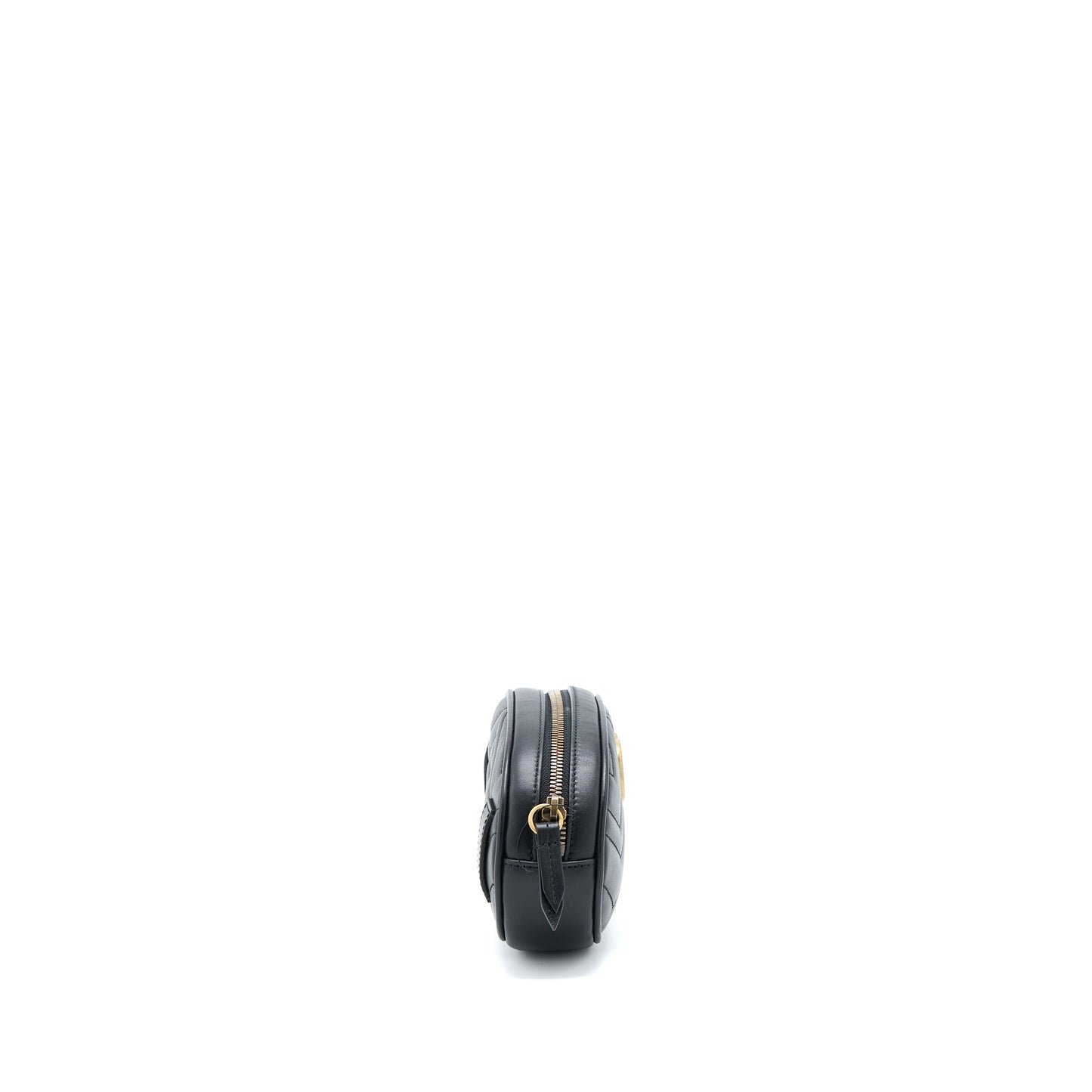 Gucci Marmont Round Belt Purse Black