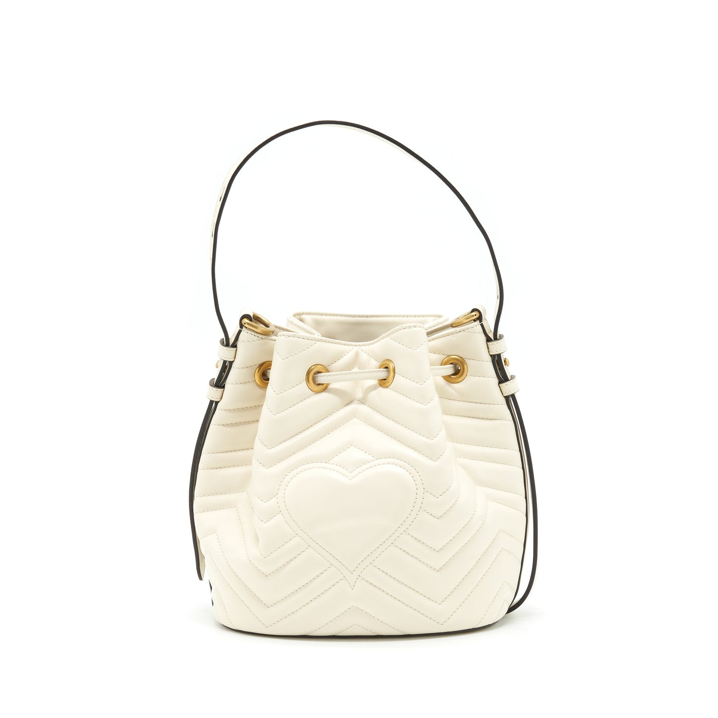 Gucci Bucket Purse White