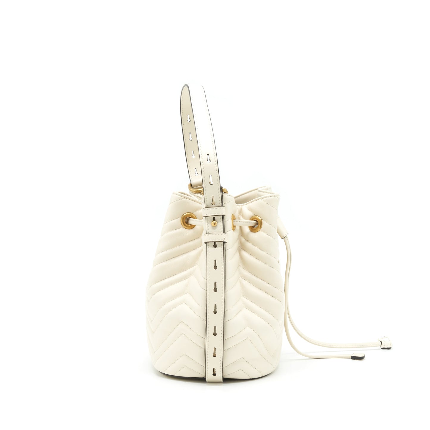 Gucci Bucket Purse White