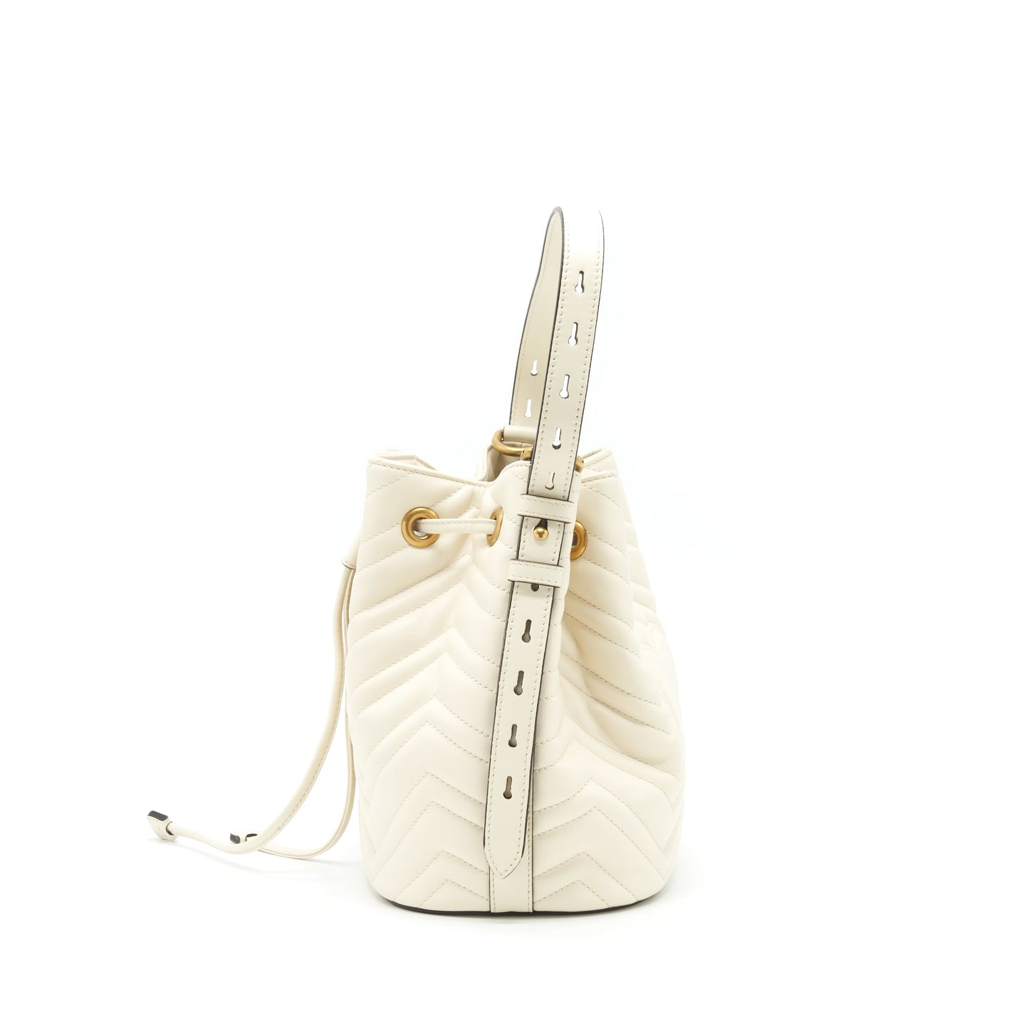 Gucci Bucket Purse White
