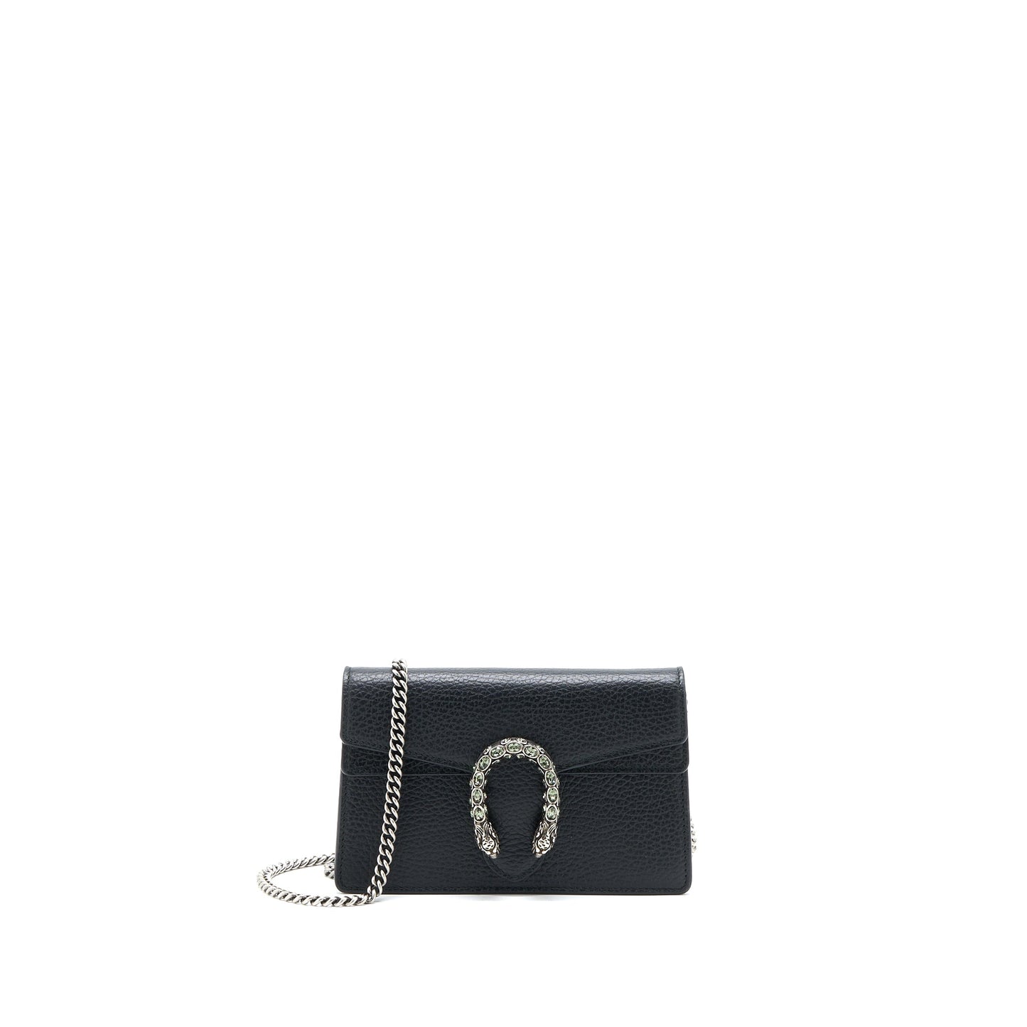 Gucci Super Mini Dionysus Calfskin Black Ruthenium