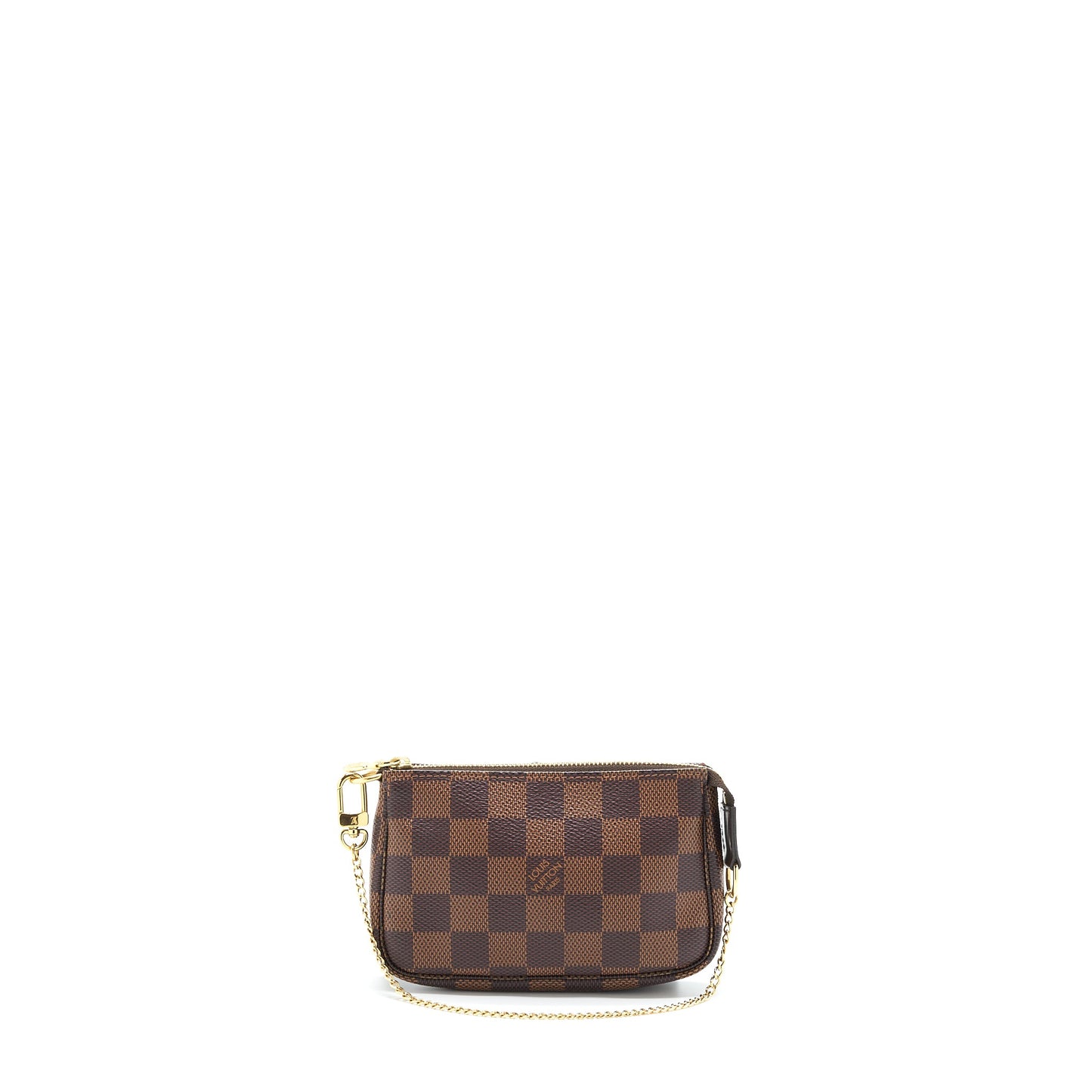 Louis Vuitton Mini Pochette Accessories Damier Ebene Canvas