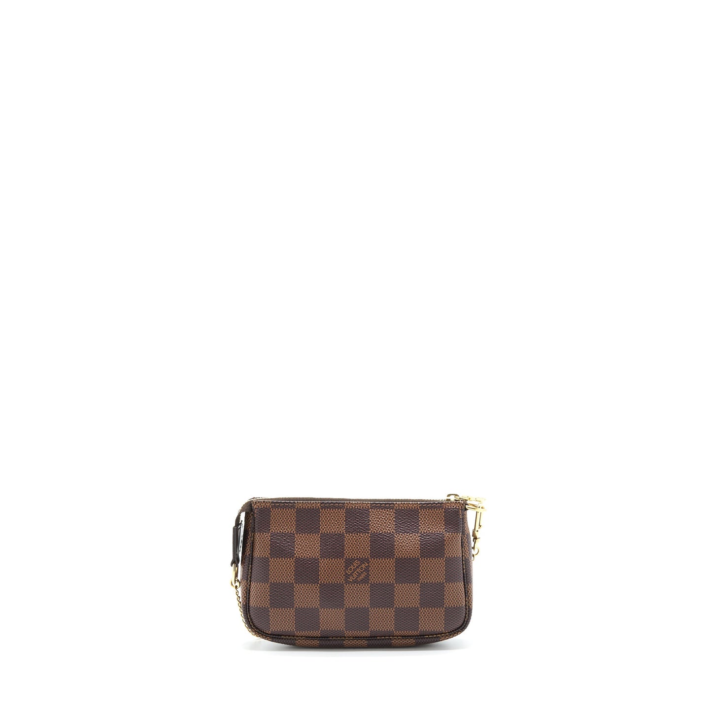 Louis Vuitton Mini Pochette Accessories Damier Ebene Canvas