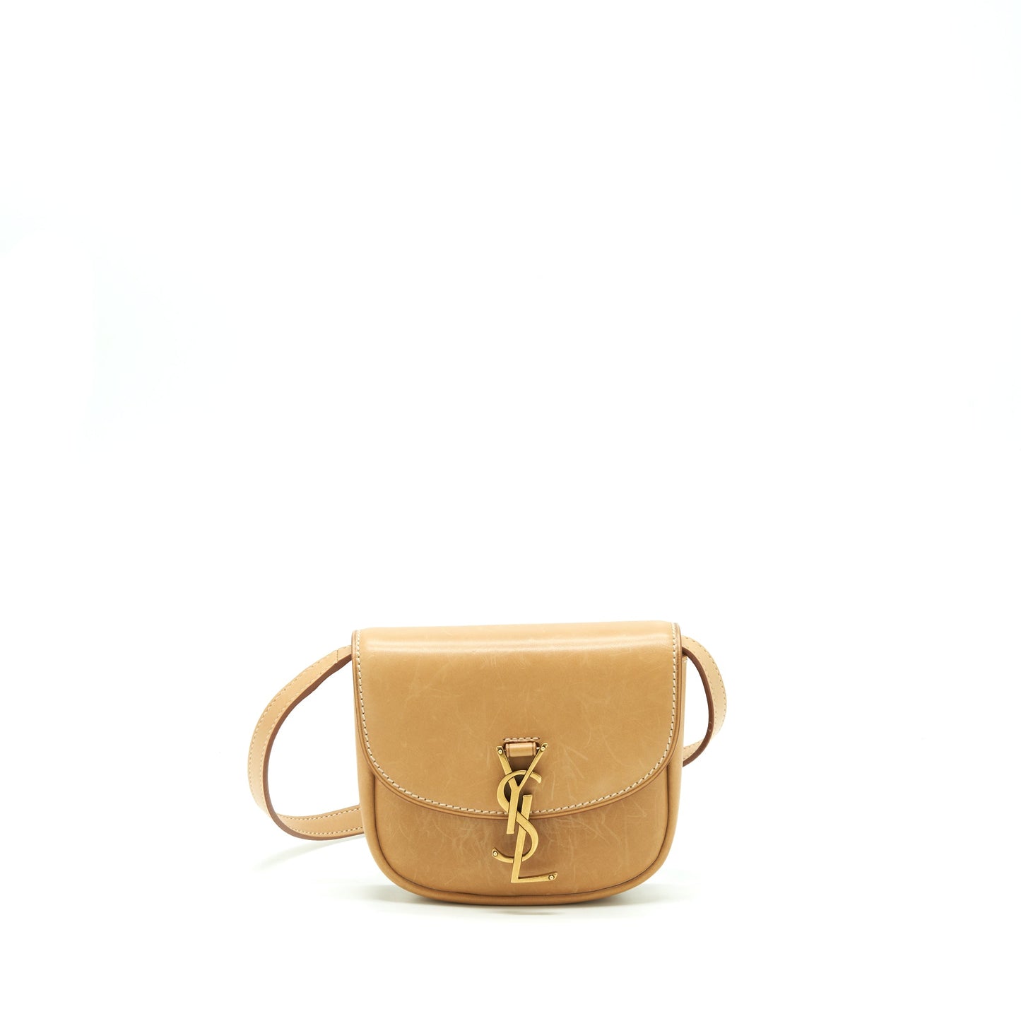Saint Laurent/ Vintage Kaia Purse Calfskin Tan