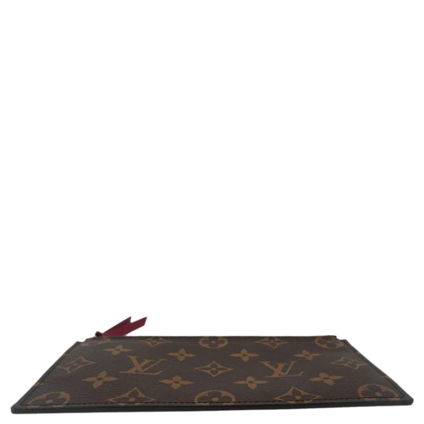 LOUIS VUITTON Felicie Zippered Monogram Canvas Insert Pouch Brown
