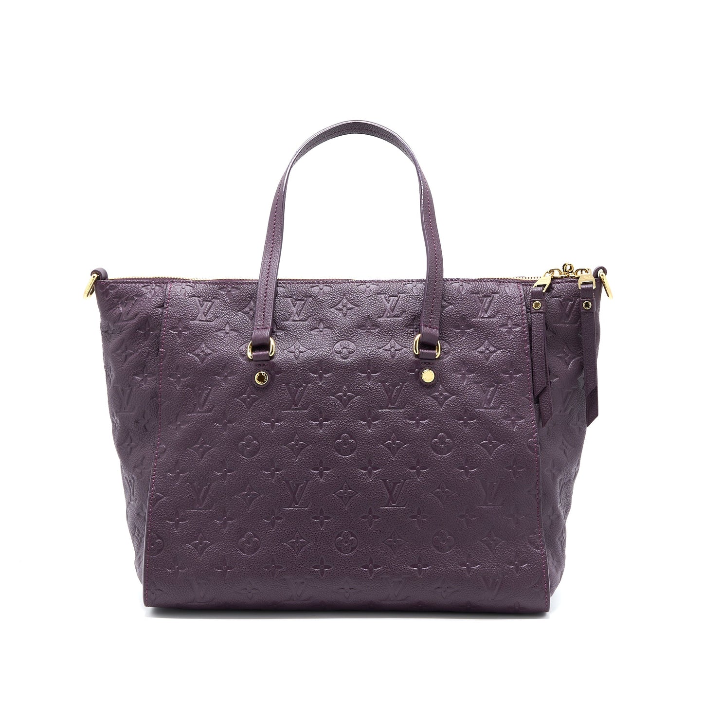 Louis Vuitton Petillance Tote Purse Monogram Empreinte Dark Purple