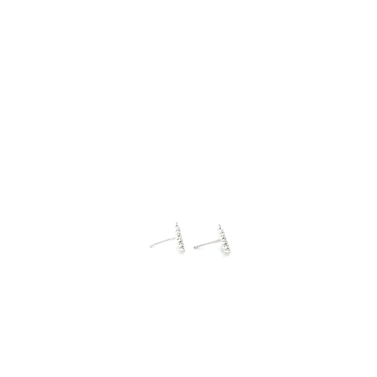 Gucci Running Studs Earrings White Gold Pink