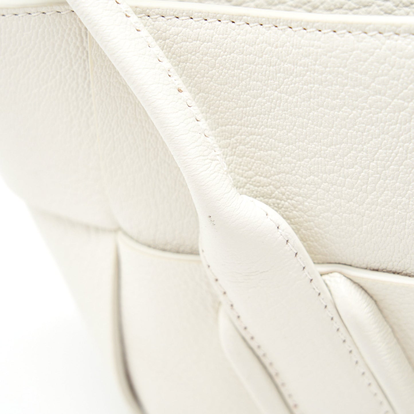 BOTTEGA VENETA MINI ARCO BAG WHITE