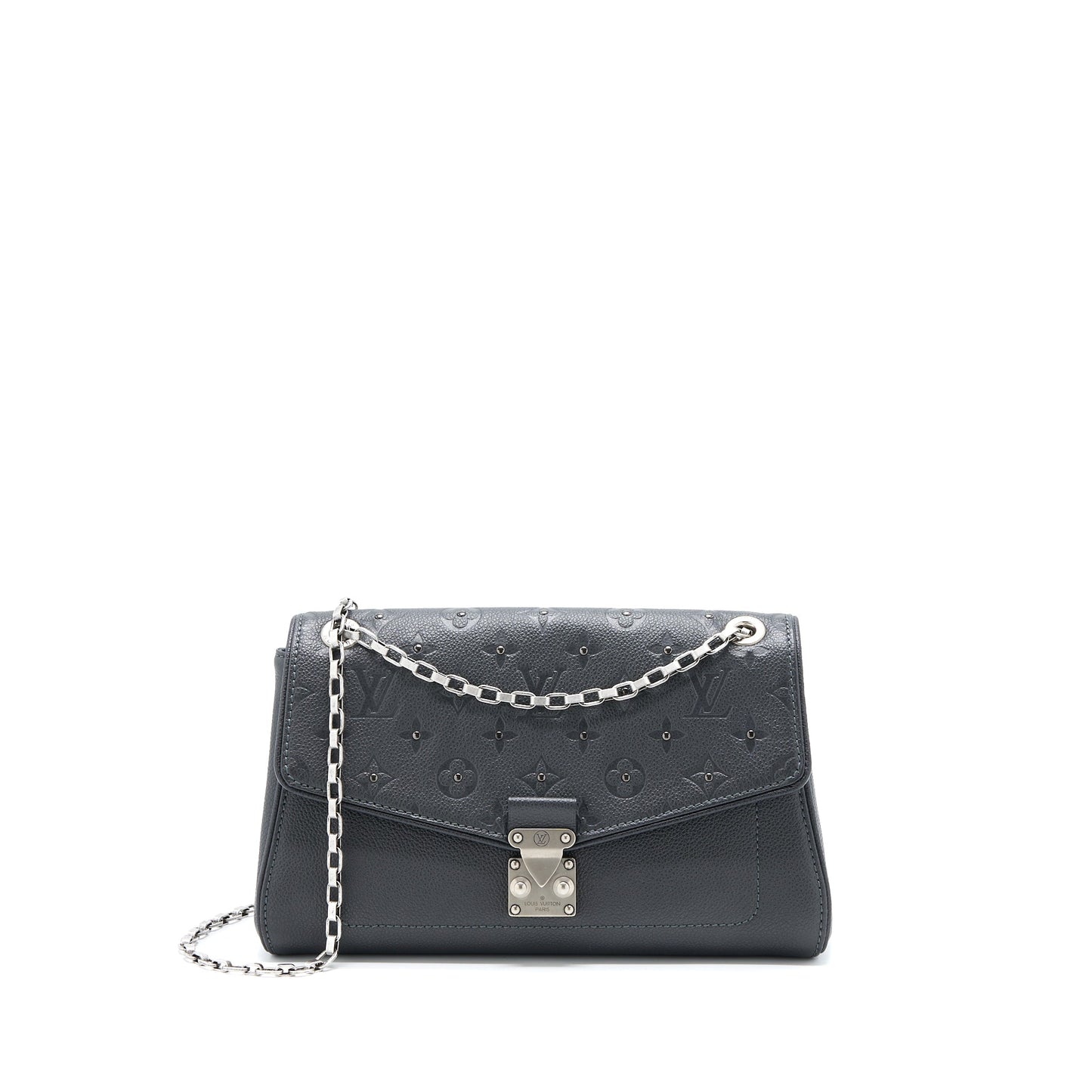 Louis Vuitton Saint Germaine Crossbody Purse Monogram Empreinte Black Brushed