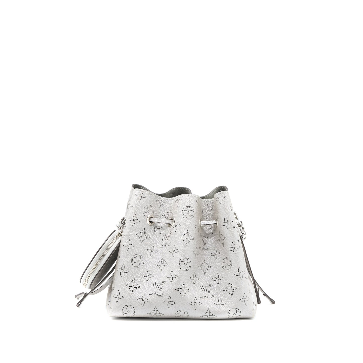 Louis Vuitton Bella Bucket Purse Calfskin Silver (New Version)