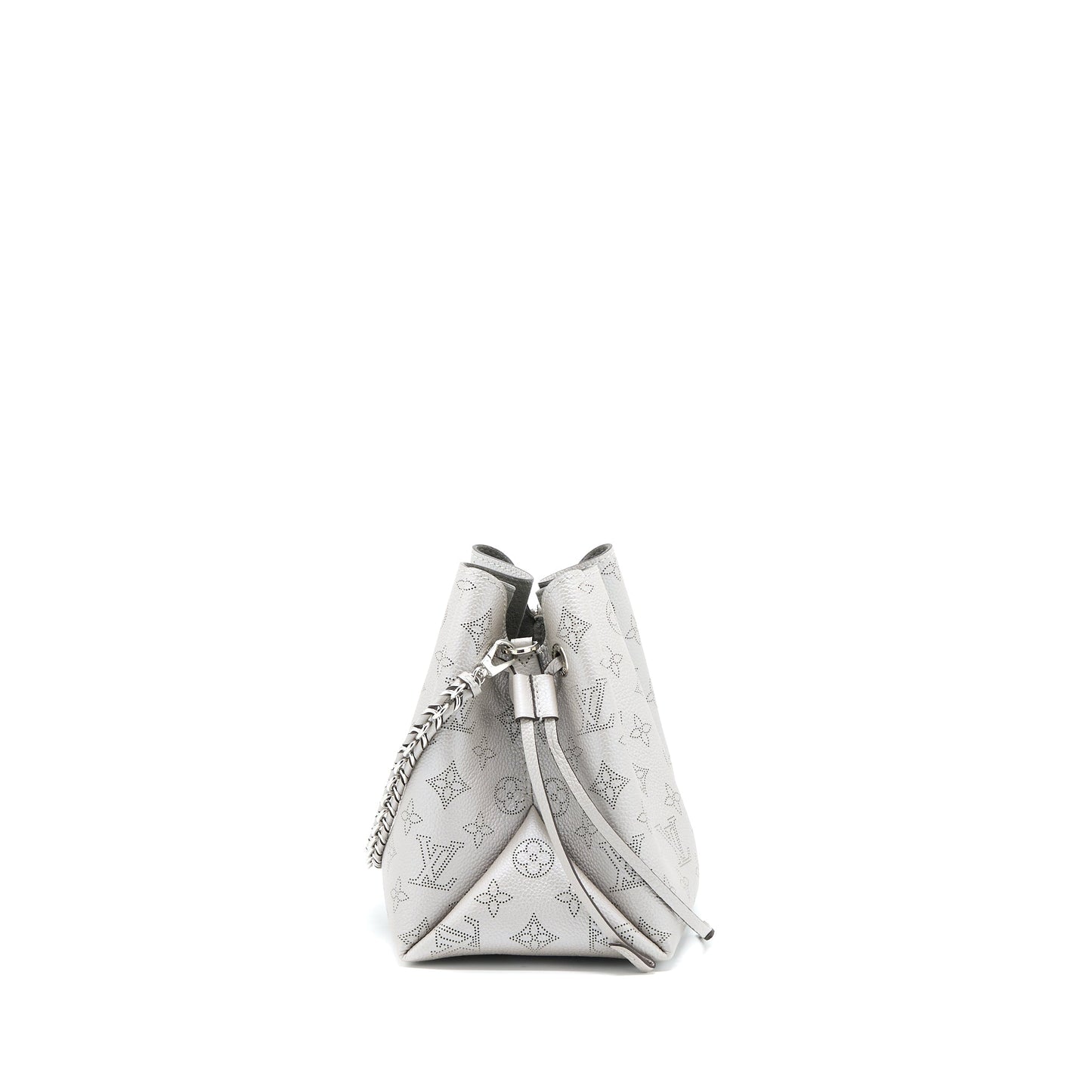 Louis Vuitton Bella Bucket Purse Calfskin Silver (New Version)