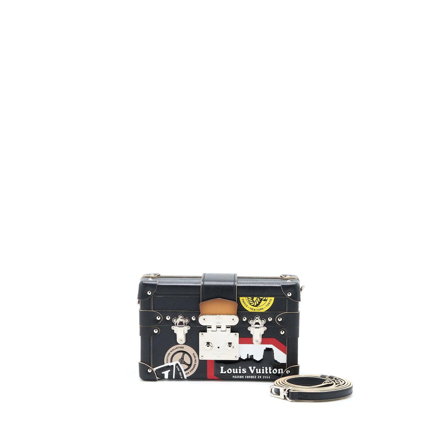 Louis Vuitton Petit Malle Limited Edition Black/Multicolour