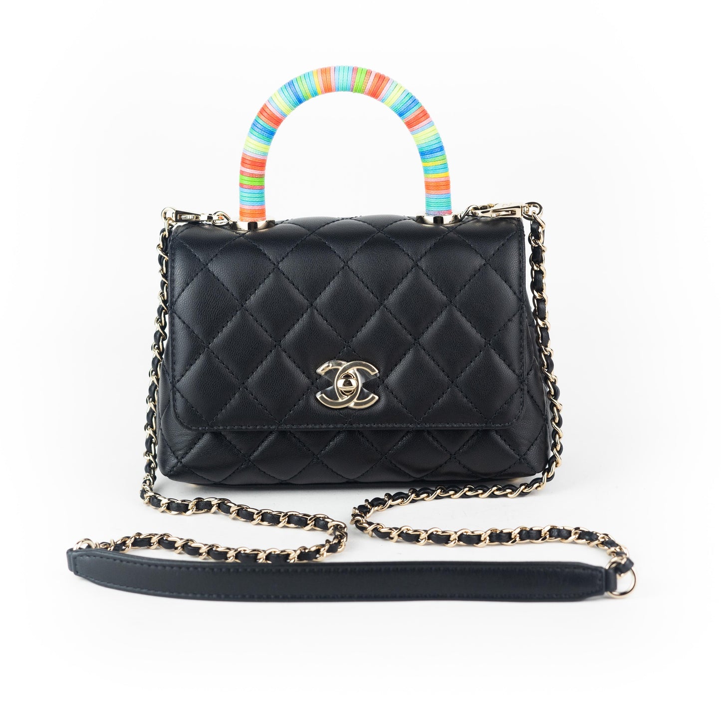 Chanel Extra Mini Rainbow Top Handle Bag