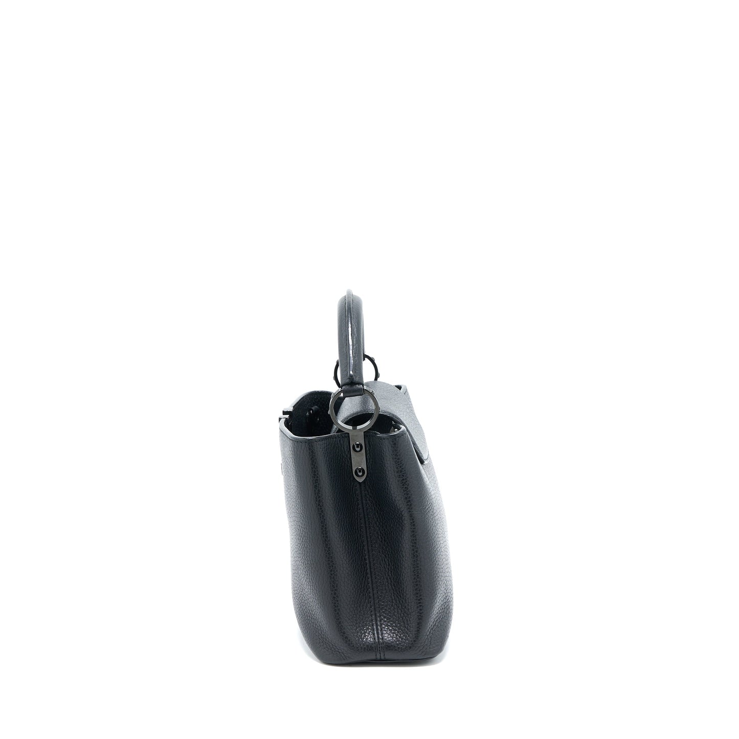 Louis Vuitton Capucines Taurillon So Black with Black Hardware