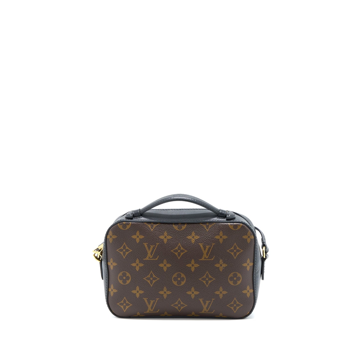 Louis Vuitton Crossbody Camera Purse Monogram Canvas/Black Leather