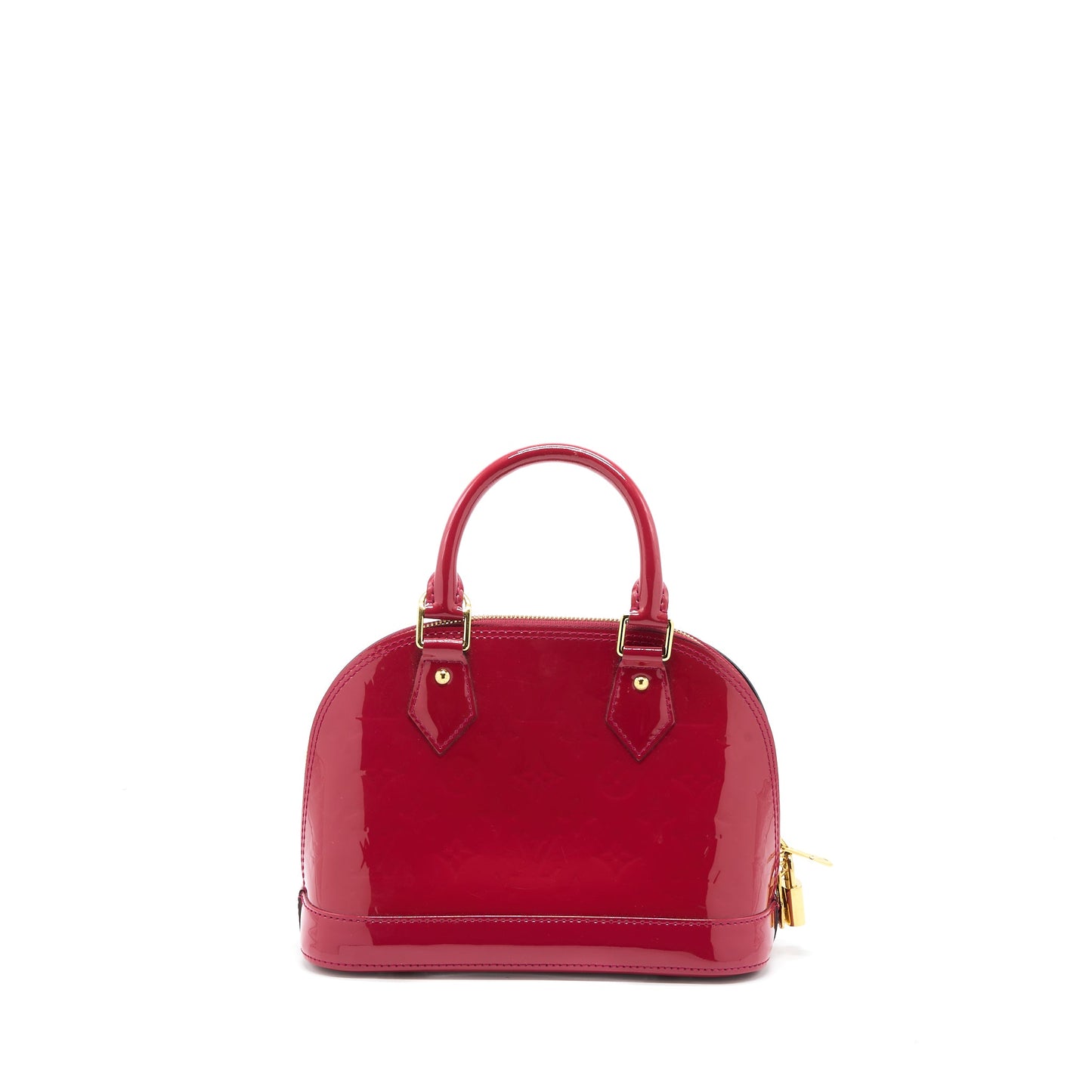Louis Vuitton Alma Monogram Vernice Pink