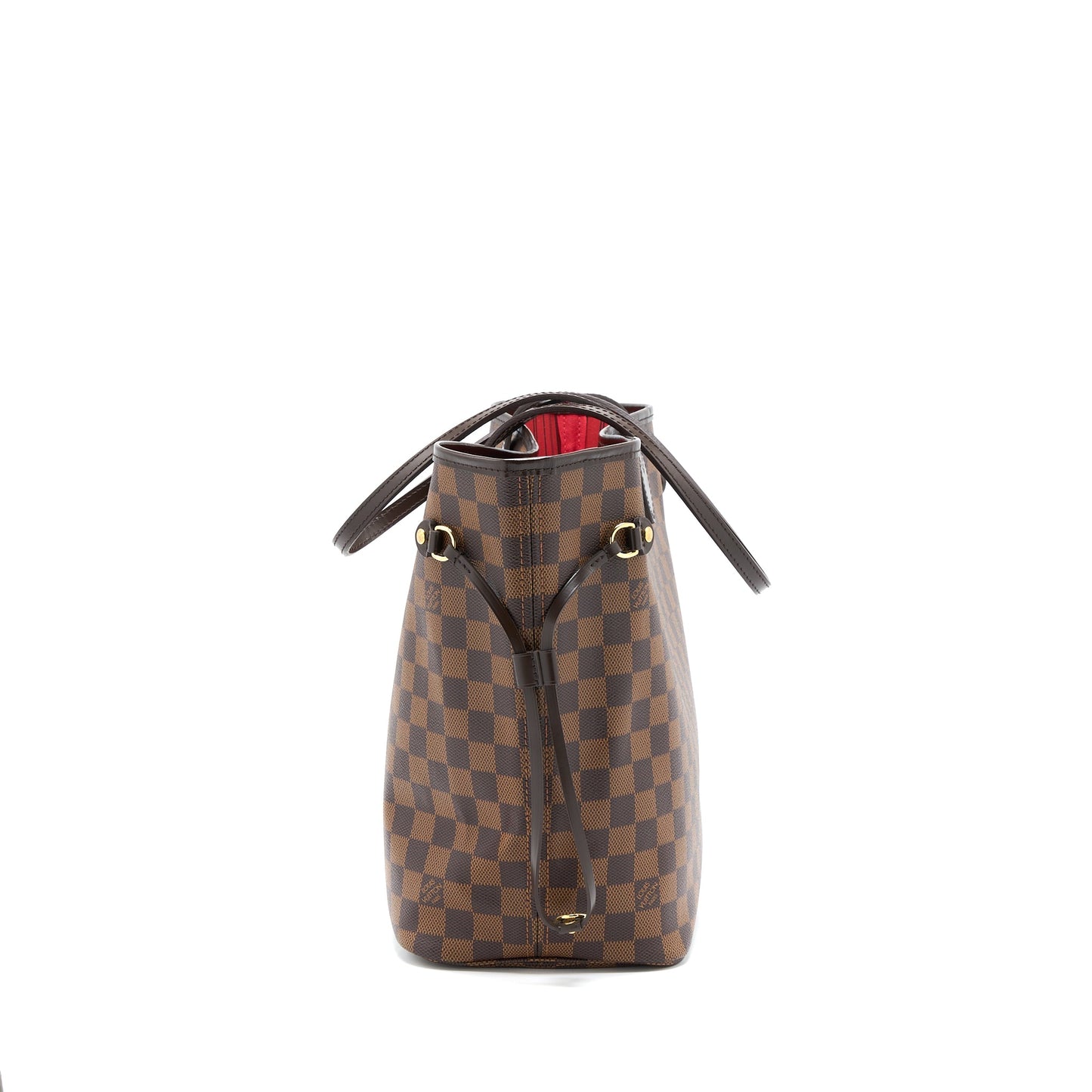 Louis Vuitton Neverfull Damier Ebene With Initial S.S