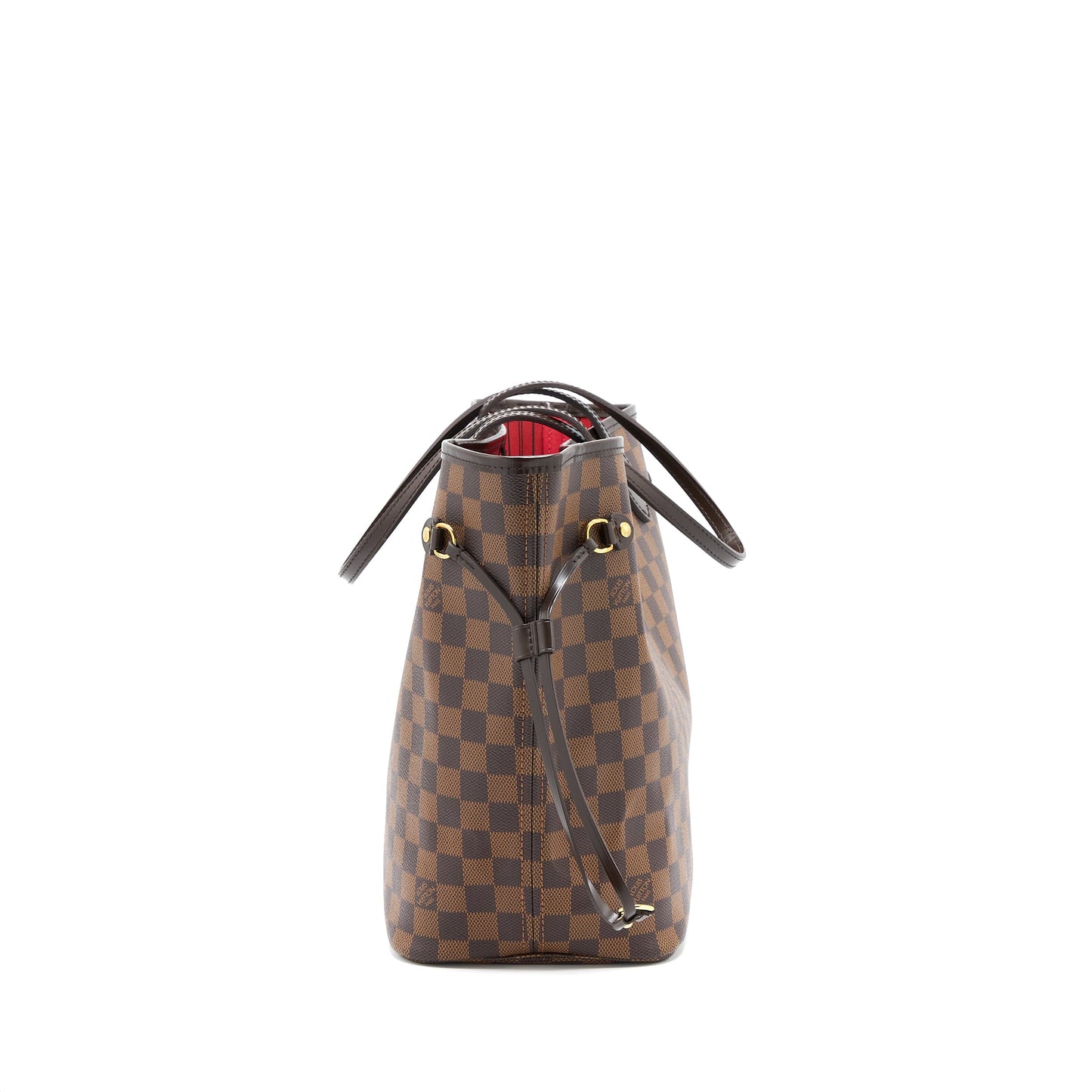 Louis Vuitton Neverfull Damier Ebene With Initial S.S