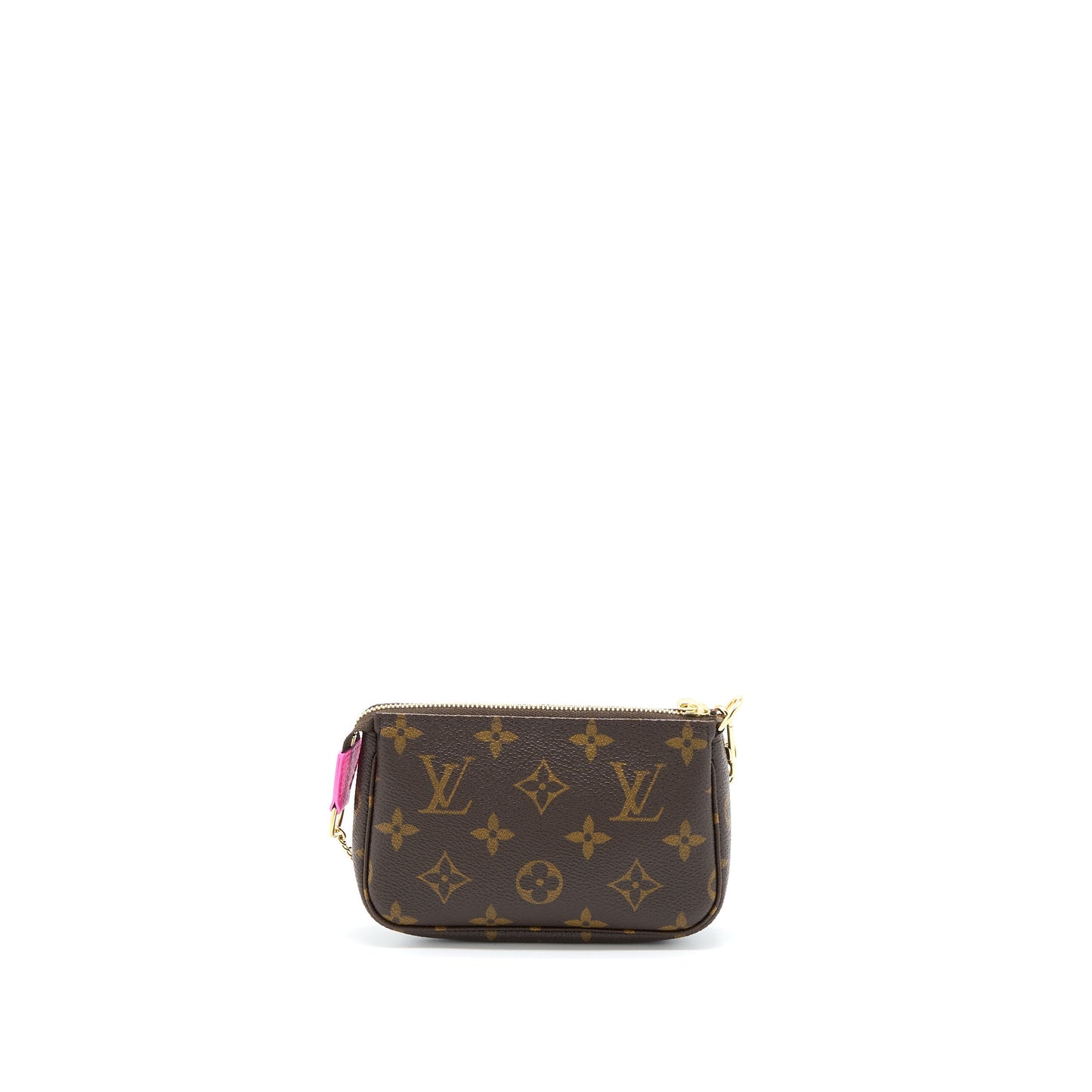 Louis Vuitton 2022 Christmas Limited Mini Pochette Accessories Monogram Canvas Seoul Boutique