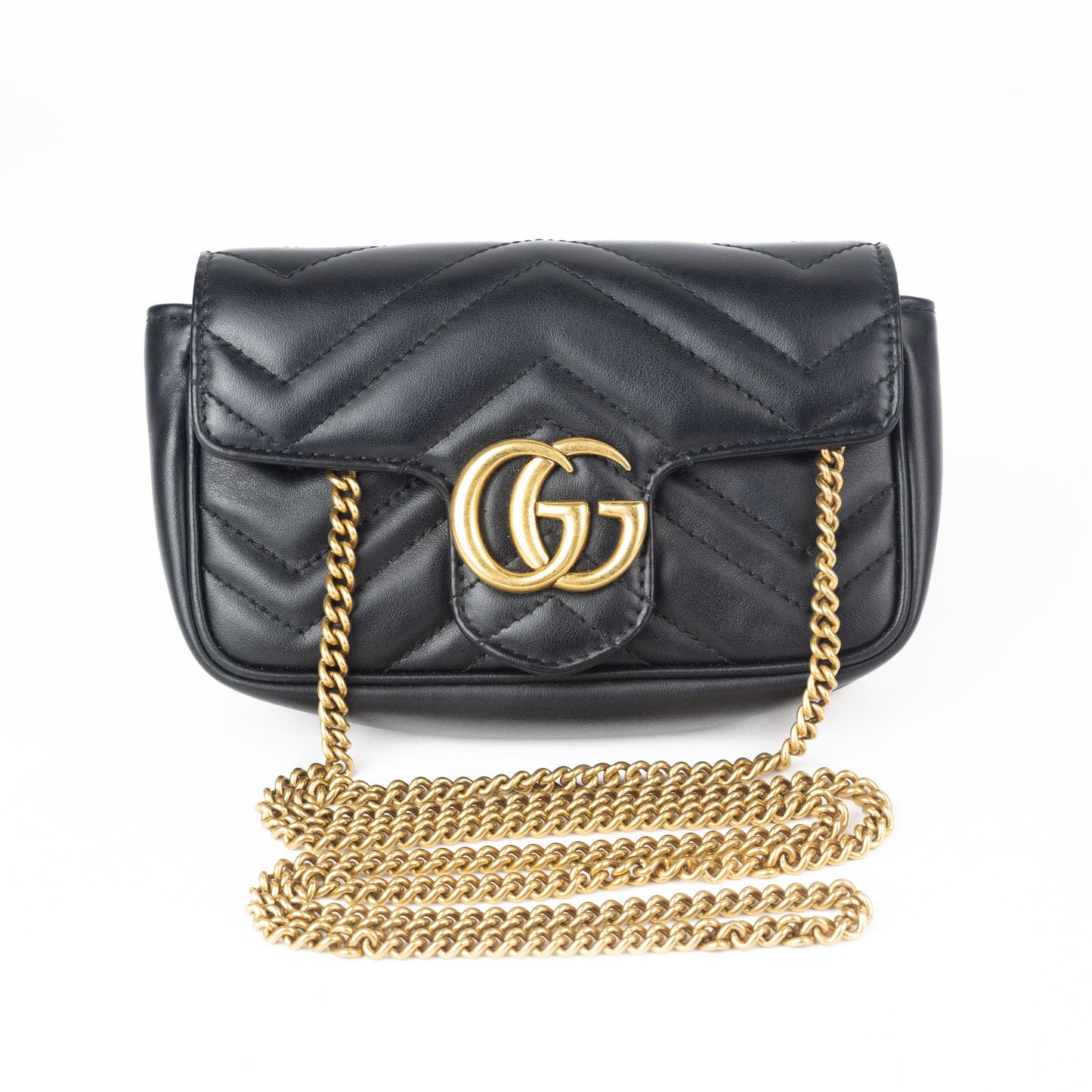 Gucci GG Marmont Matelasse Leather Super Mini Bag