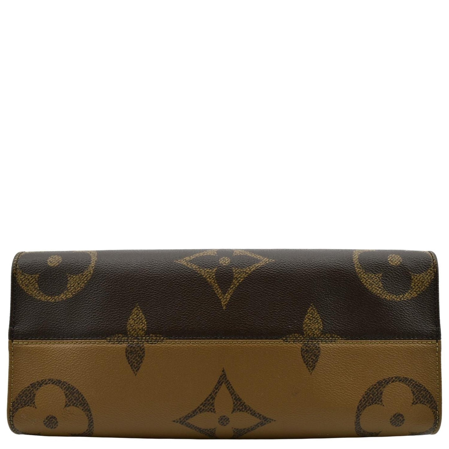 LOUIS VUITTON Onthego MM Giant Monogram Canvas Tote Shoulder Bag Brown