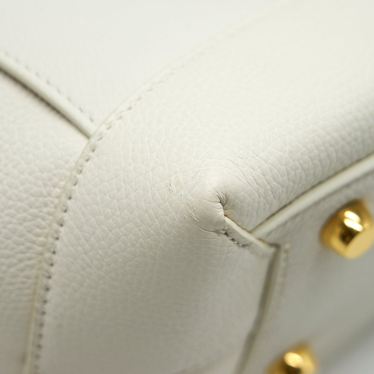 Bottega Veneta  Medium Arco Bag White