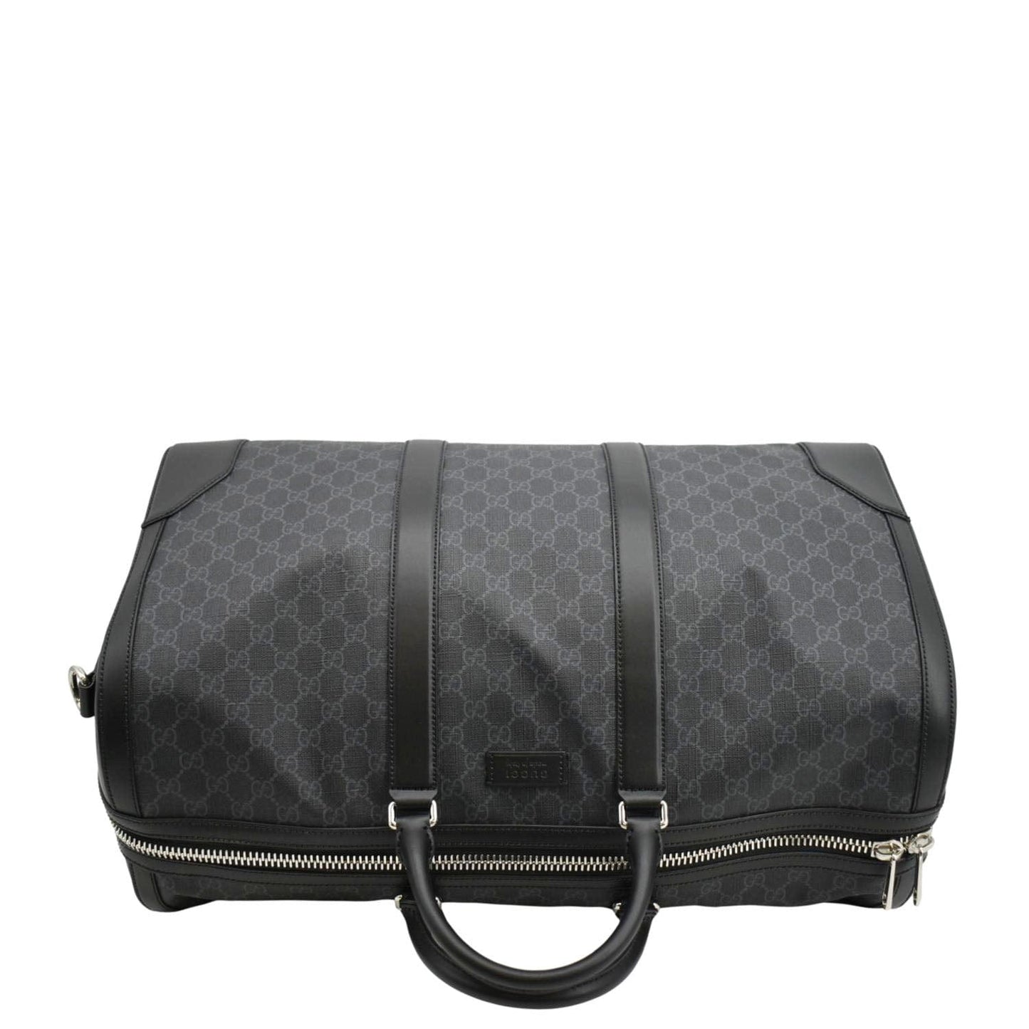 GUCCI Large Carry-On Soft GG Supreme Canvas  Duffle Bag Black 478323