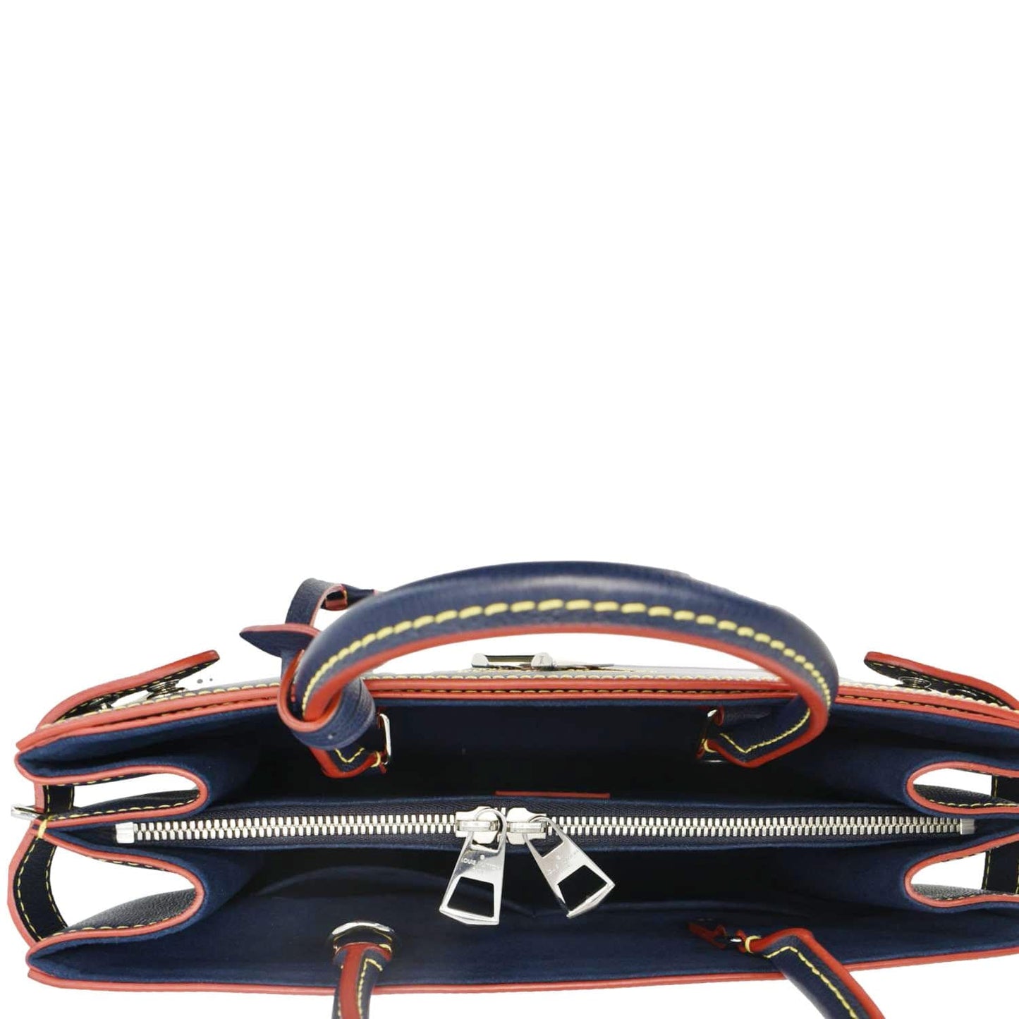 LOUIS VUITTON Twist Epi Leather 2Way Tote Bag Indigo