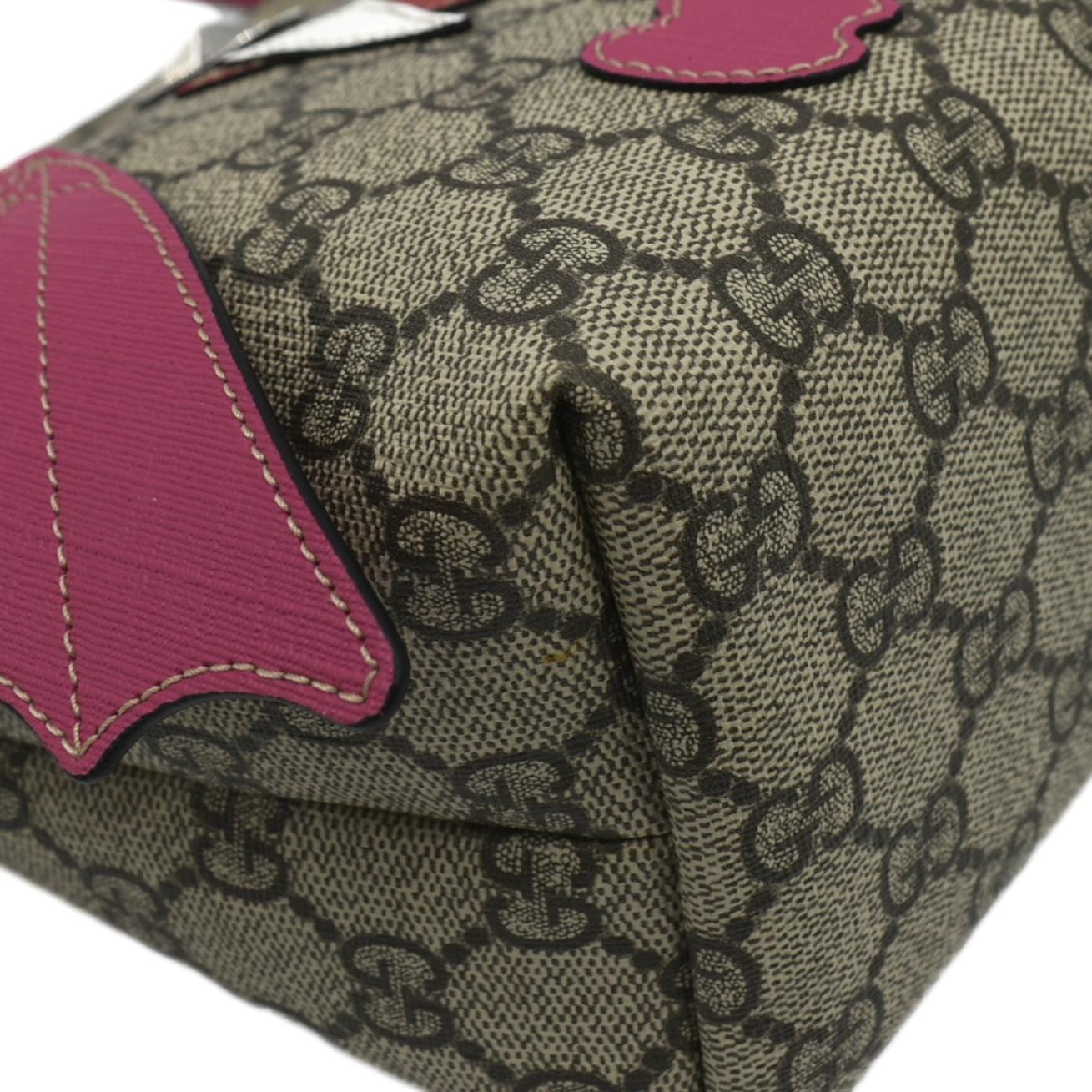 GUCCI Kids Bat  Canvas Tote Bag Pink 525522