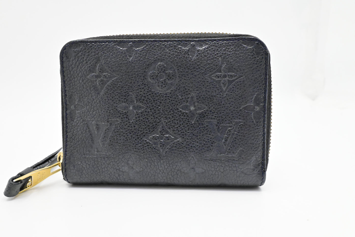 Louis Vuitton Compact Zippy Wallet in Bleu Infini Empreinte Leather