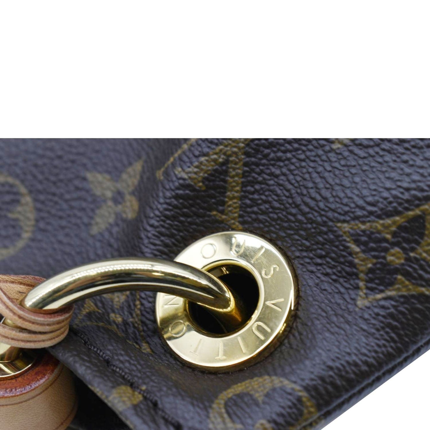 LOUIS VUITTON  Artsy MM Monogram Canvas Hobo Bag Brown