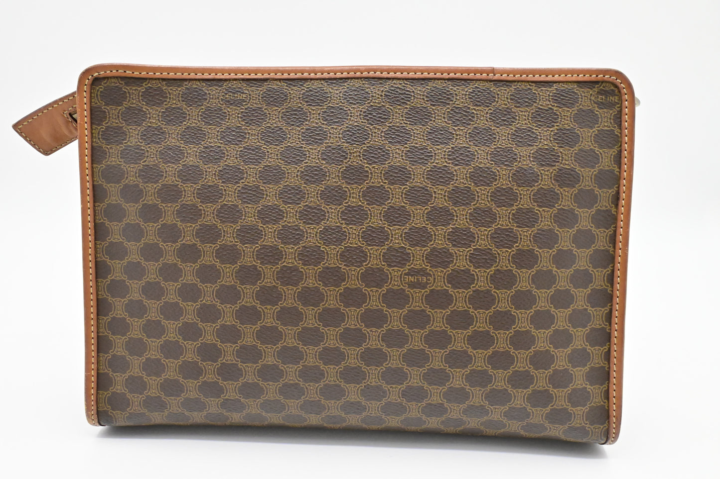 Celine Pouch in Macadam Canvas