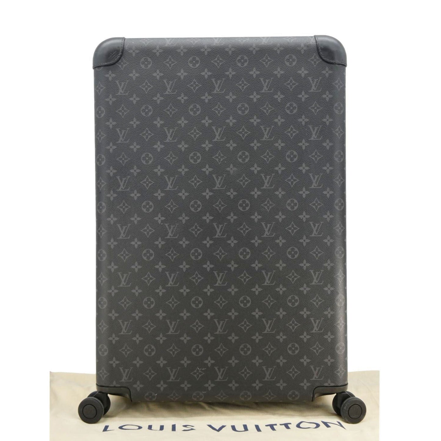 LOUIS VUITTON Horizon 70 Monogram Eclipse Canvas Rolling Suitcase Black