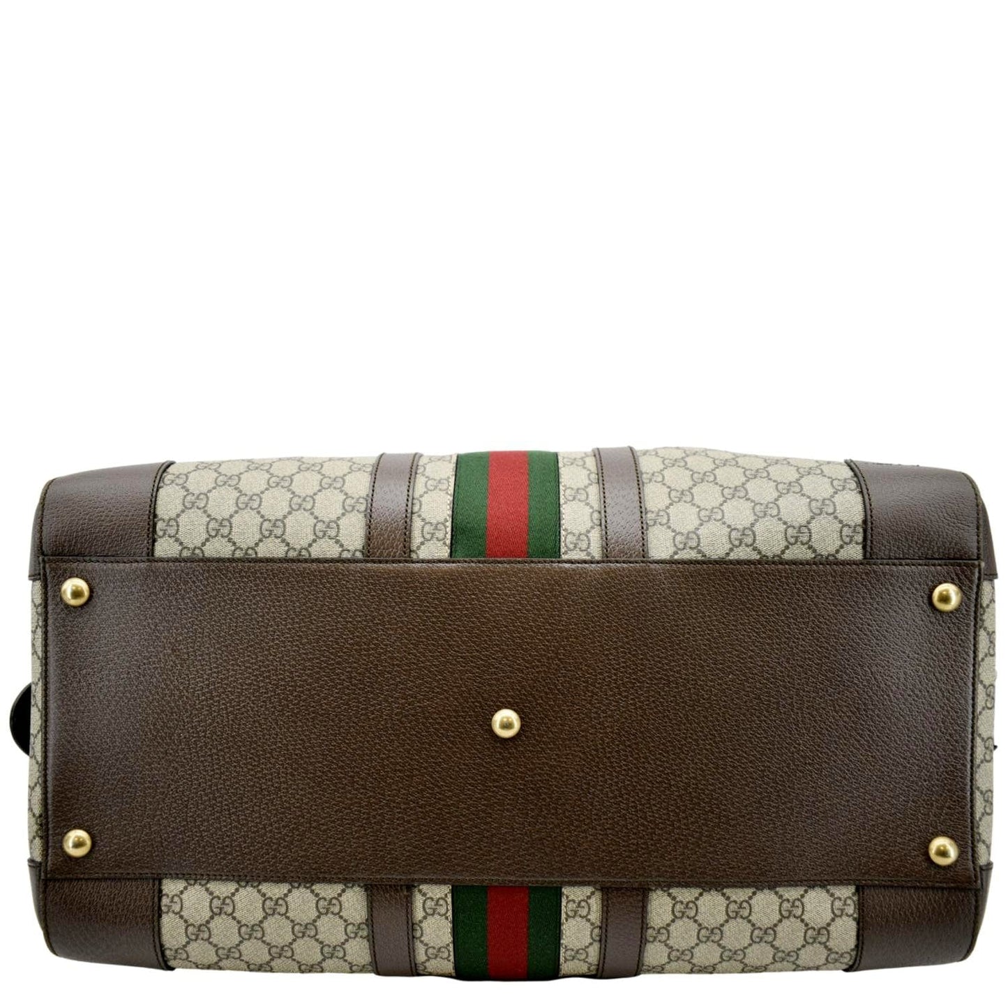 GUCCI Savoy Large GG Supreme Canvas Duffle Bag Beige 724612