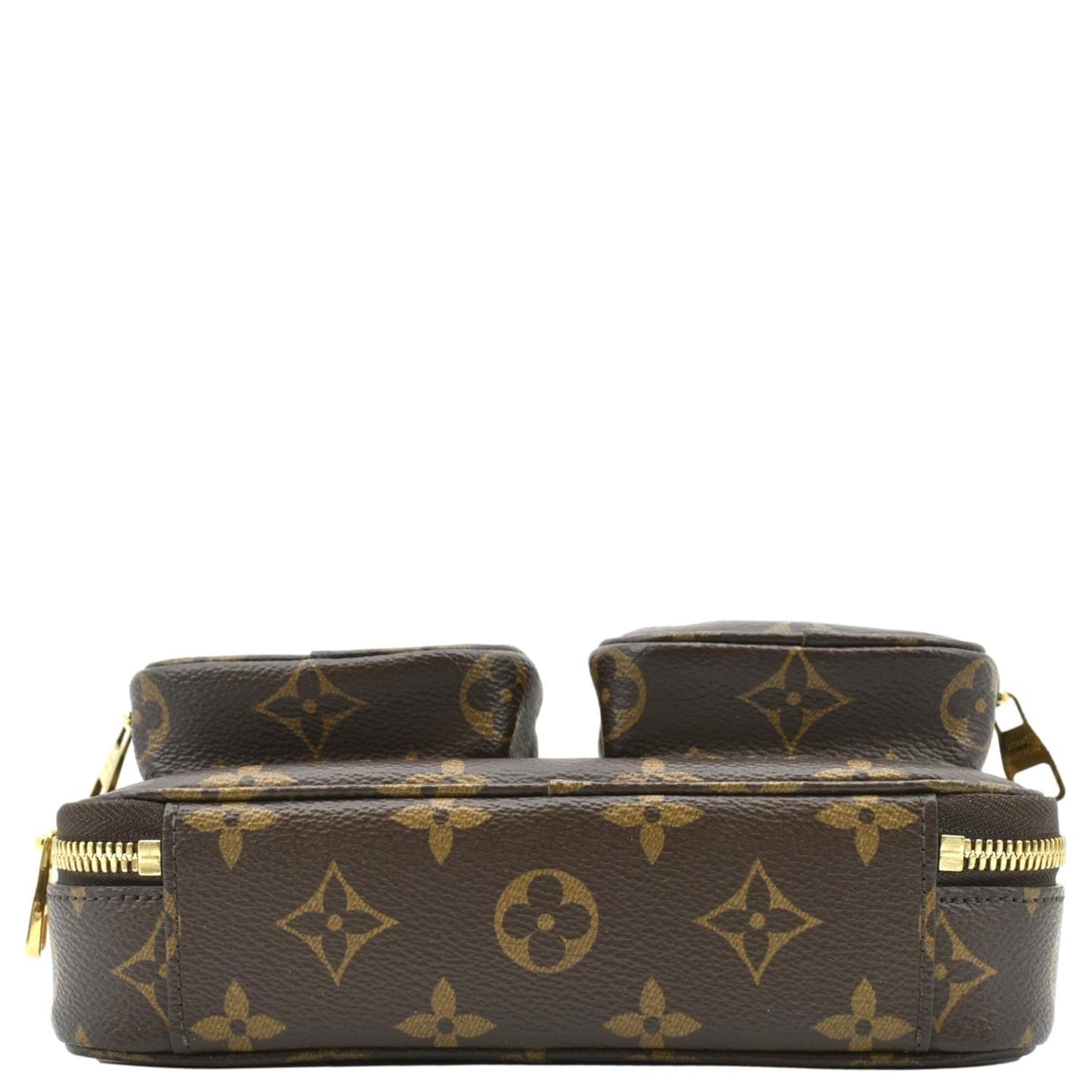 LOUIS VUITTON Utility Monogram Canvas Crossbody Bag Brown
