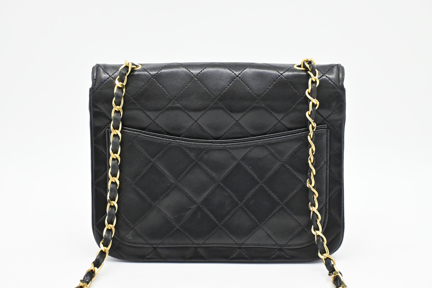 Chanel Round Flap in Black MatelassÃ© Leather