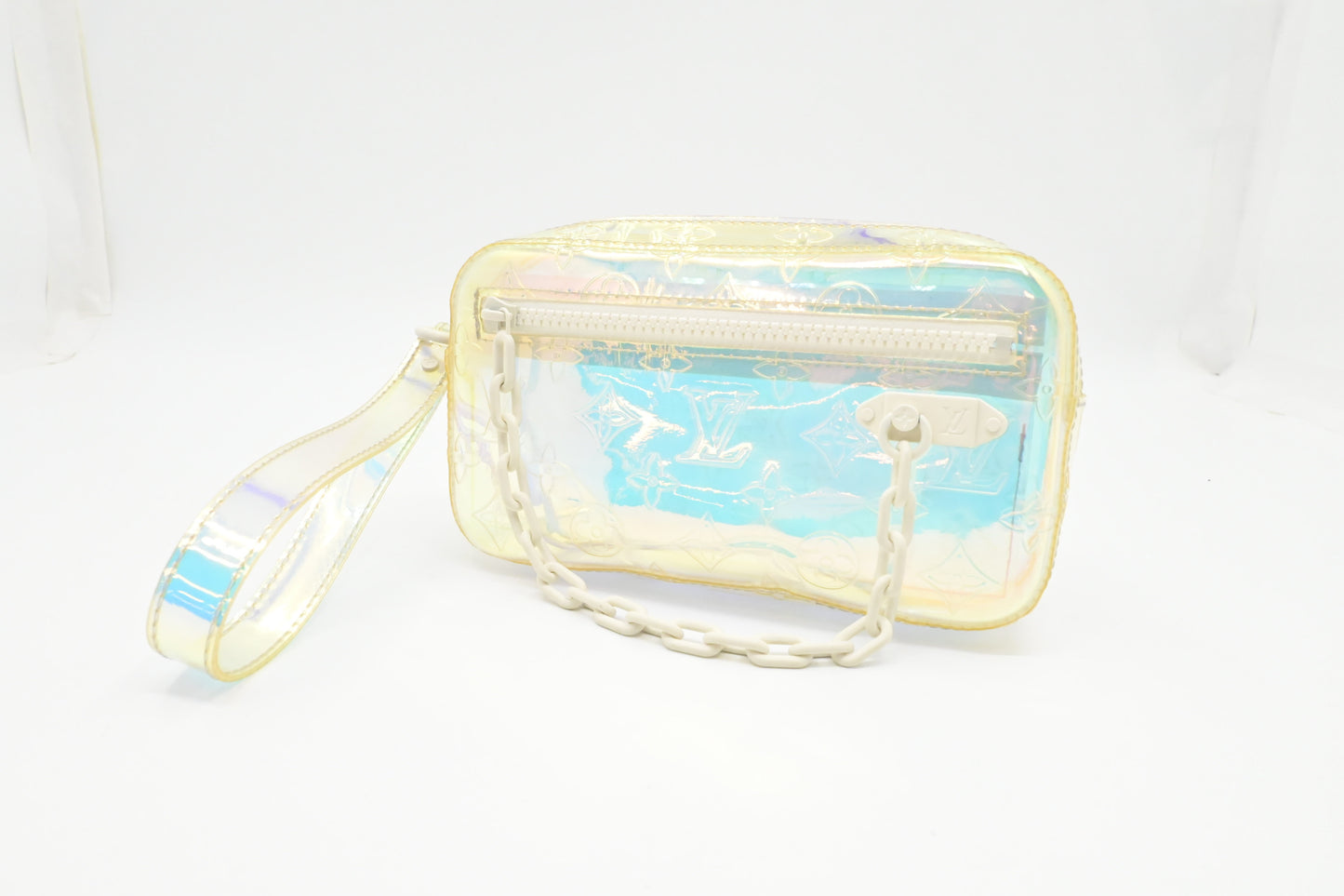 Louis Vuitton Olga Wristlet in Prism PVC