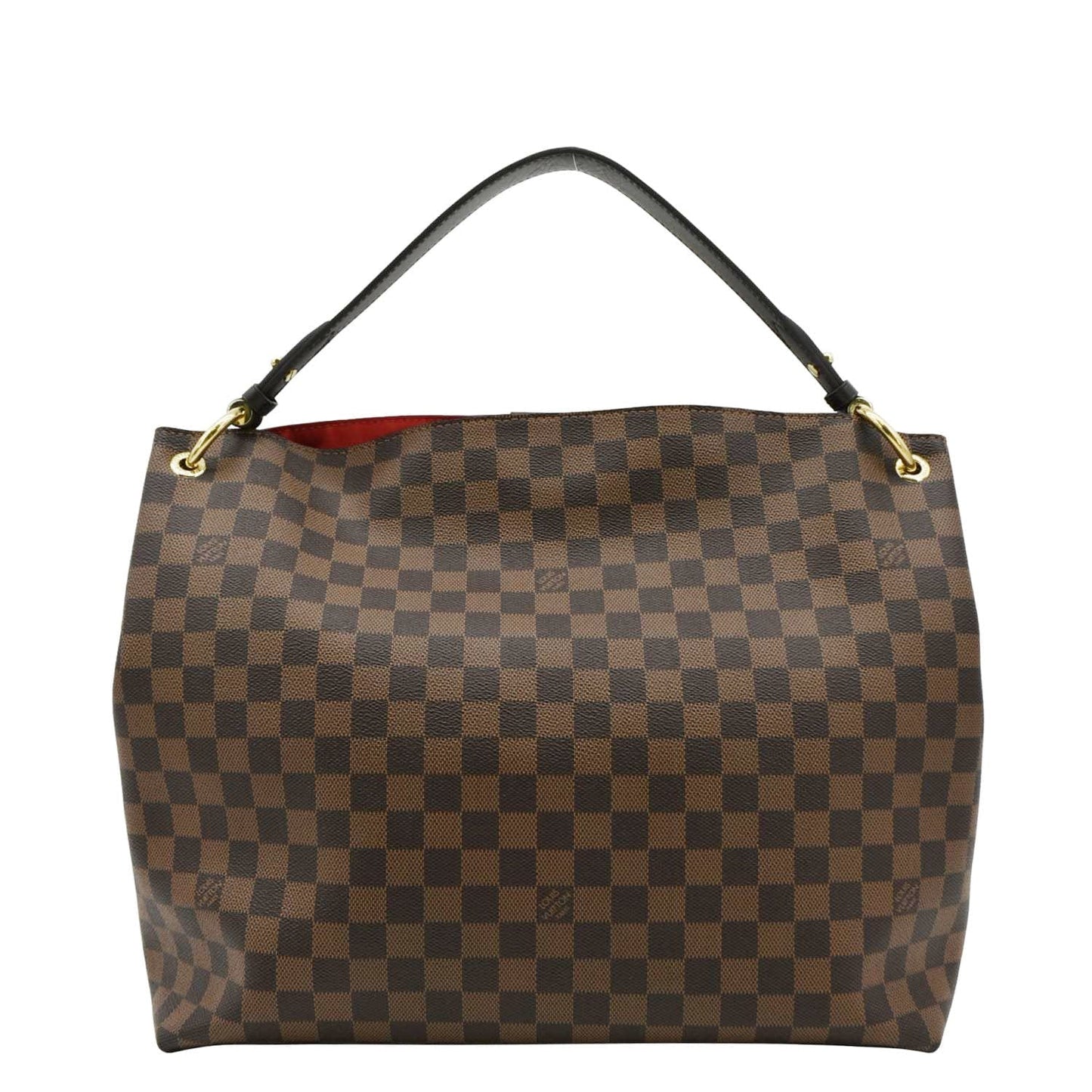 LOUIS VUITTON Graceful MM Damier Ebene Shoulder Bag Brown