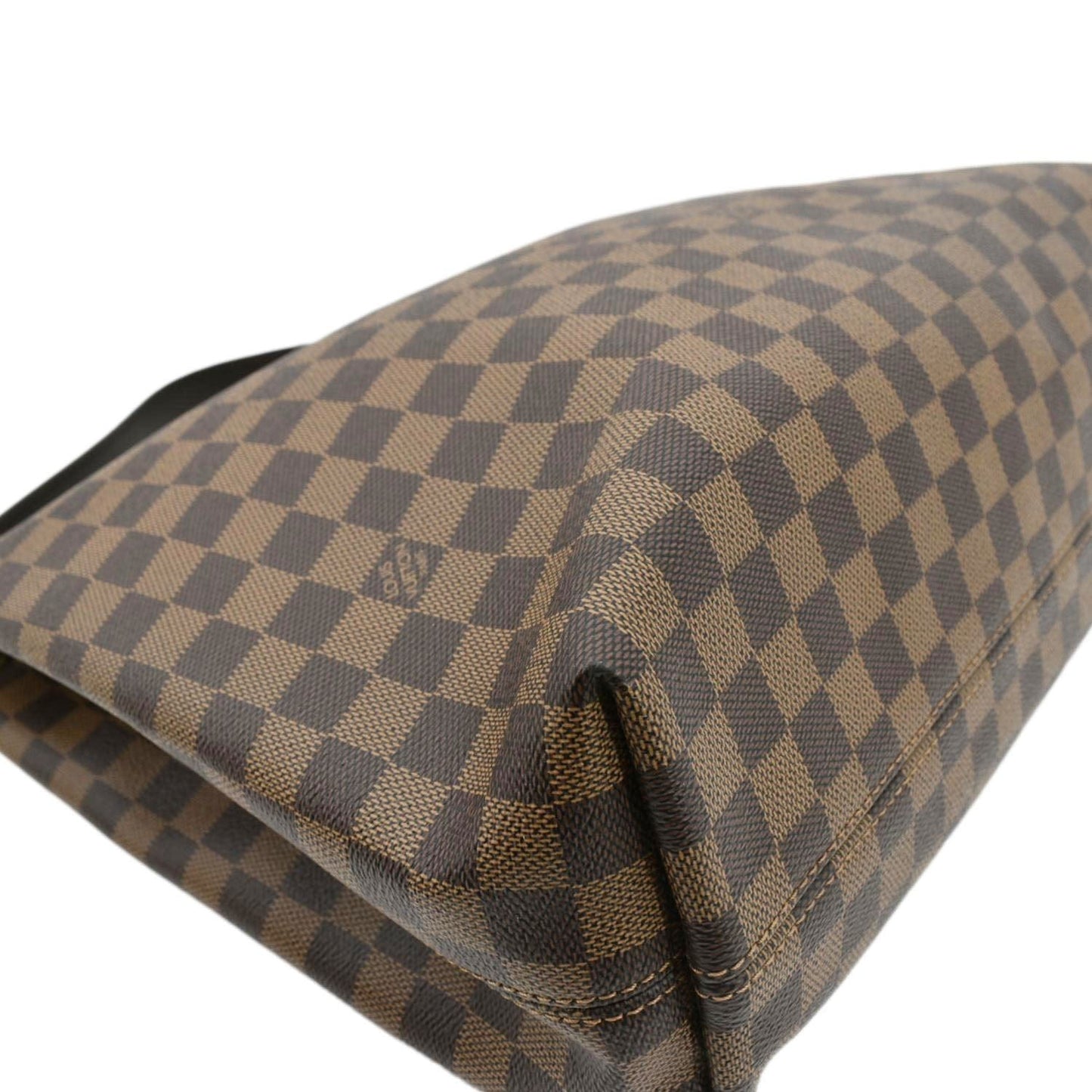 LOUIS VUITTON Graceful MM Damier Ebene Shoulder Bag Brown