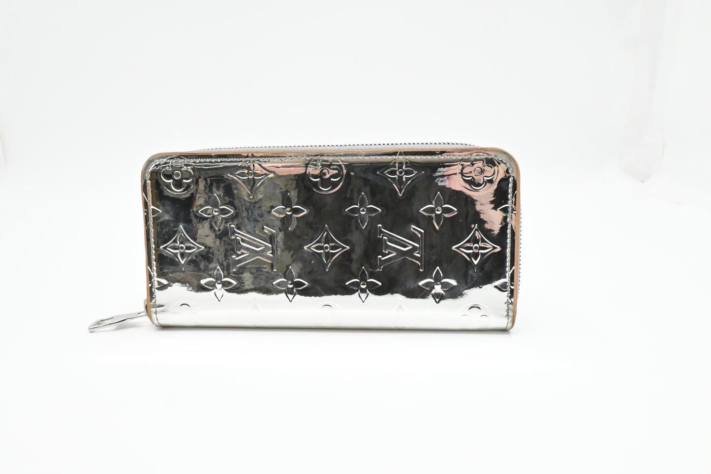 Louis Vuitton Zippy Vertical Wallet in Monogram Mirror Canvas