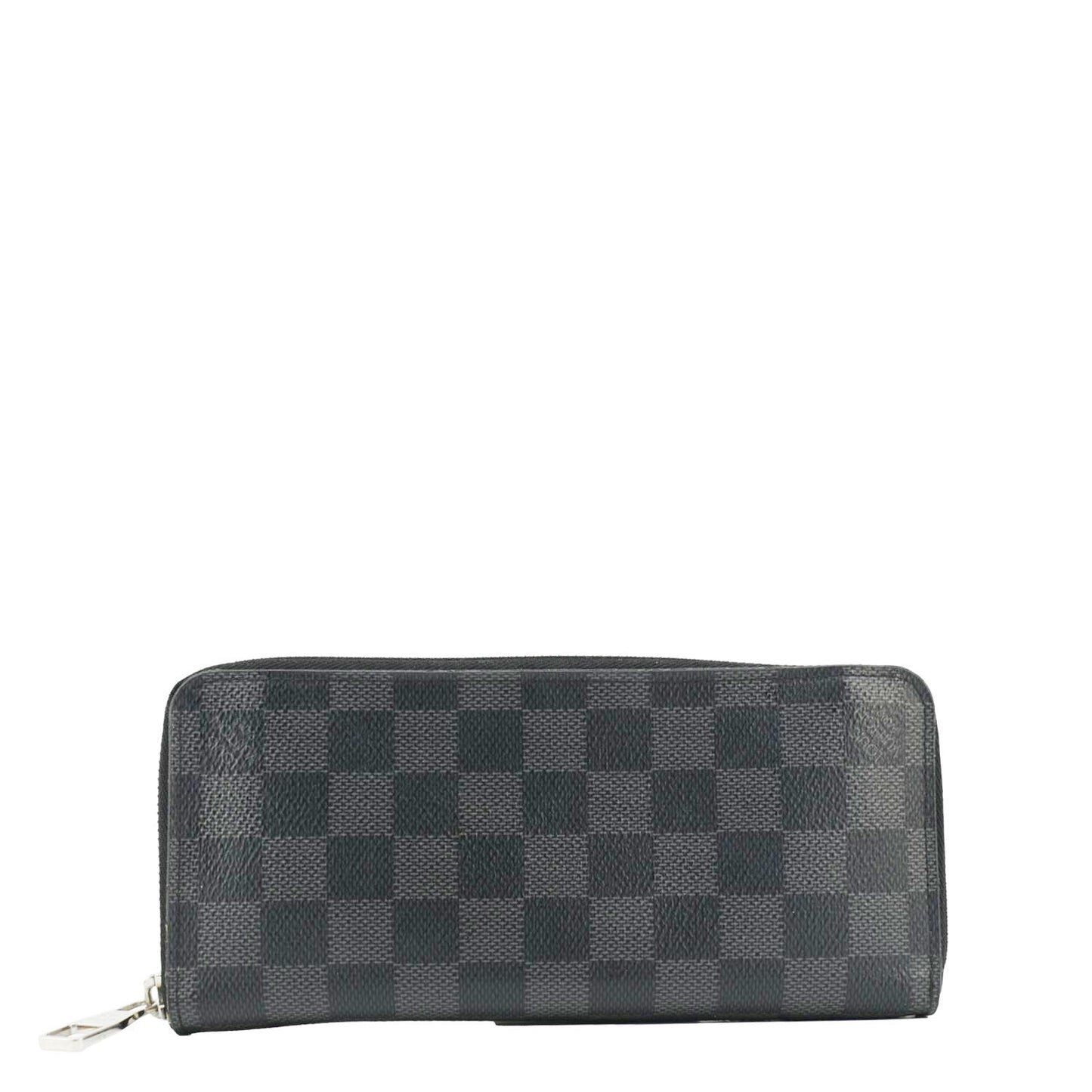LOUIS VUITTON Damier Graphite Vertical Zippy Wallet Black