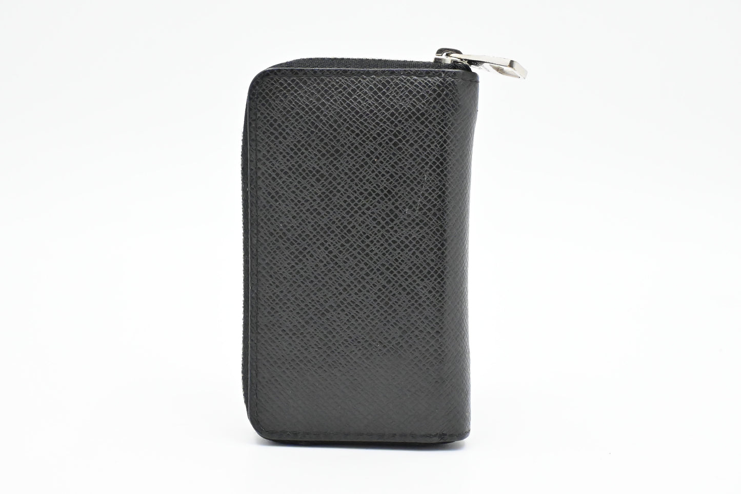 Louis Vuitton Zippy Coin Case in Black Taiga Leather