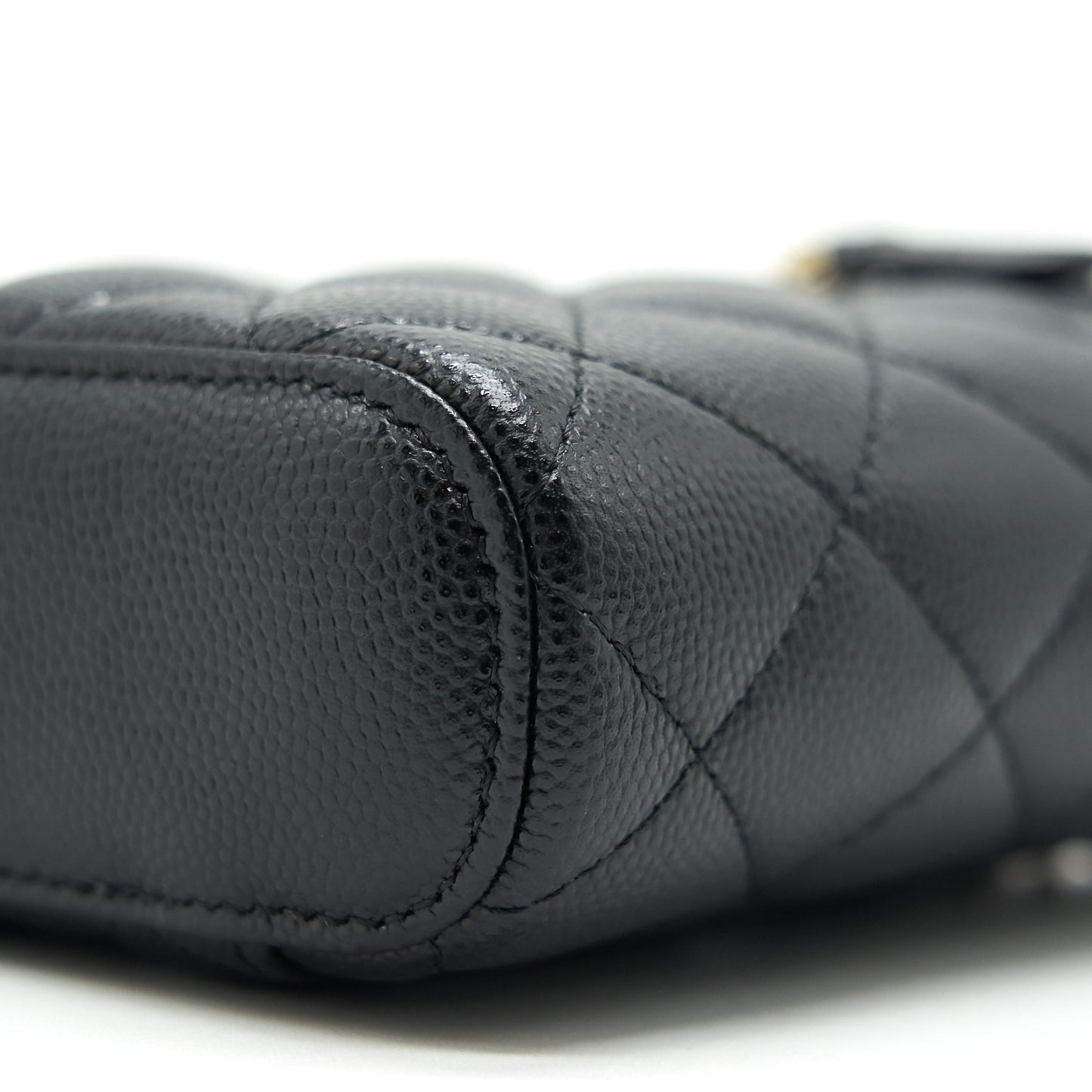 Chanel Long Vanity on Chain Caviar Black LGHW