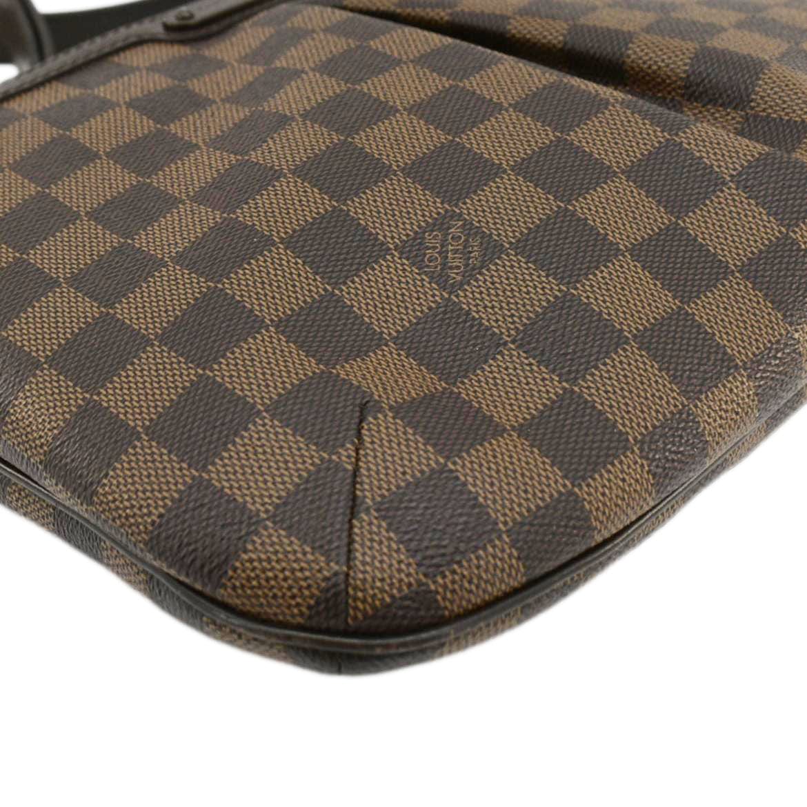 LOUIS VUITTON Bloomsbury PM Damier Ebene Crossbody Bag Brown