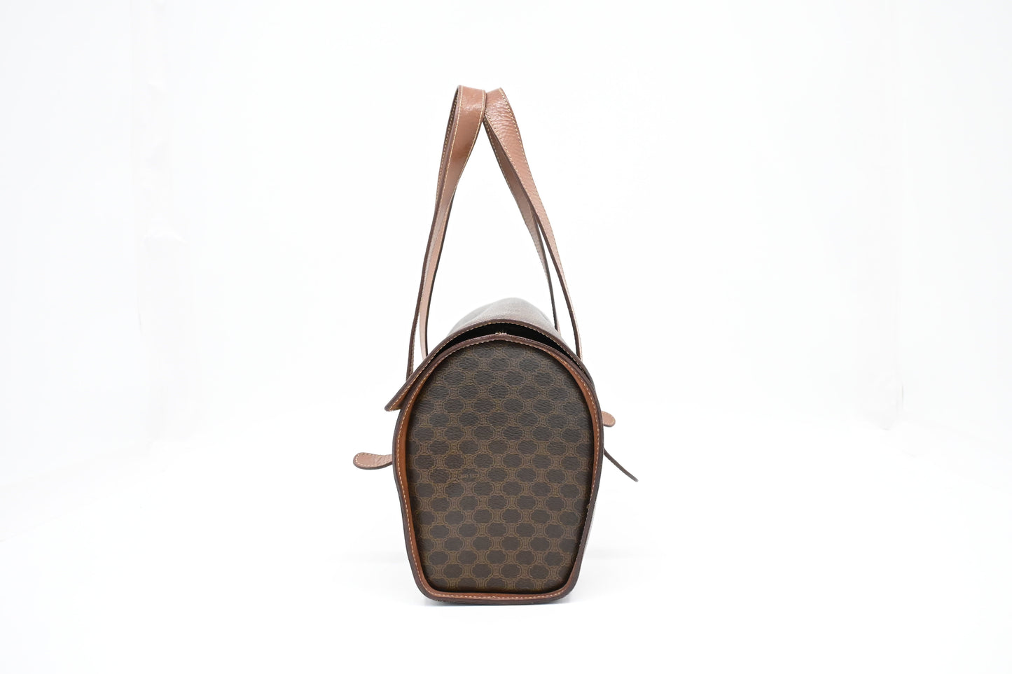 Celine Handbag in Brown Macadam Canvas
