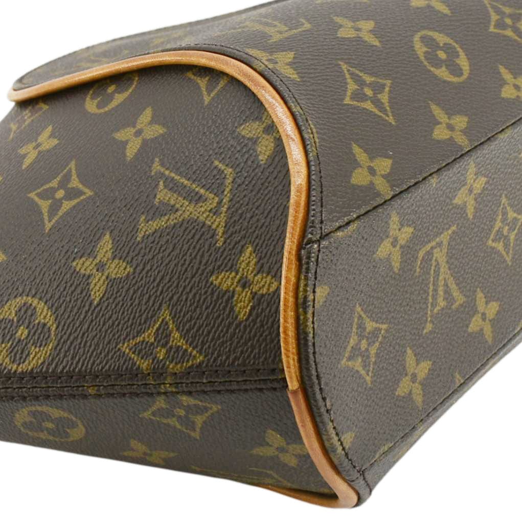 LOUIS VUITTON Ellipse PM Monogram Canvas Satchel Bag Brown
