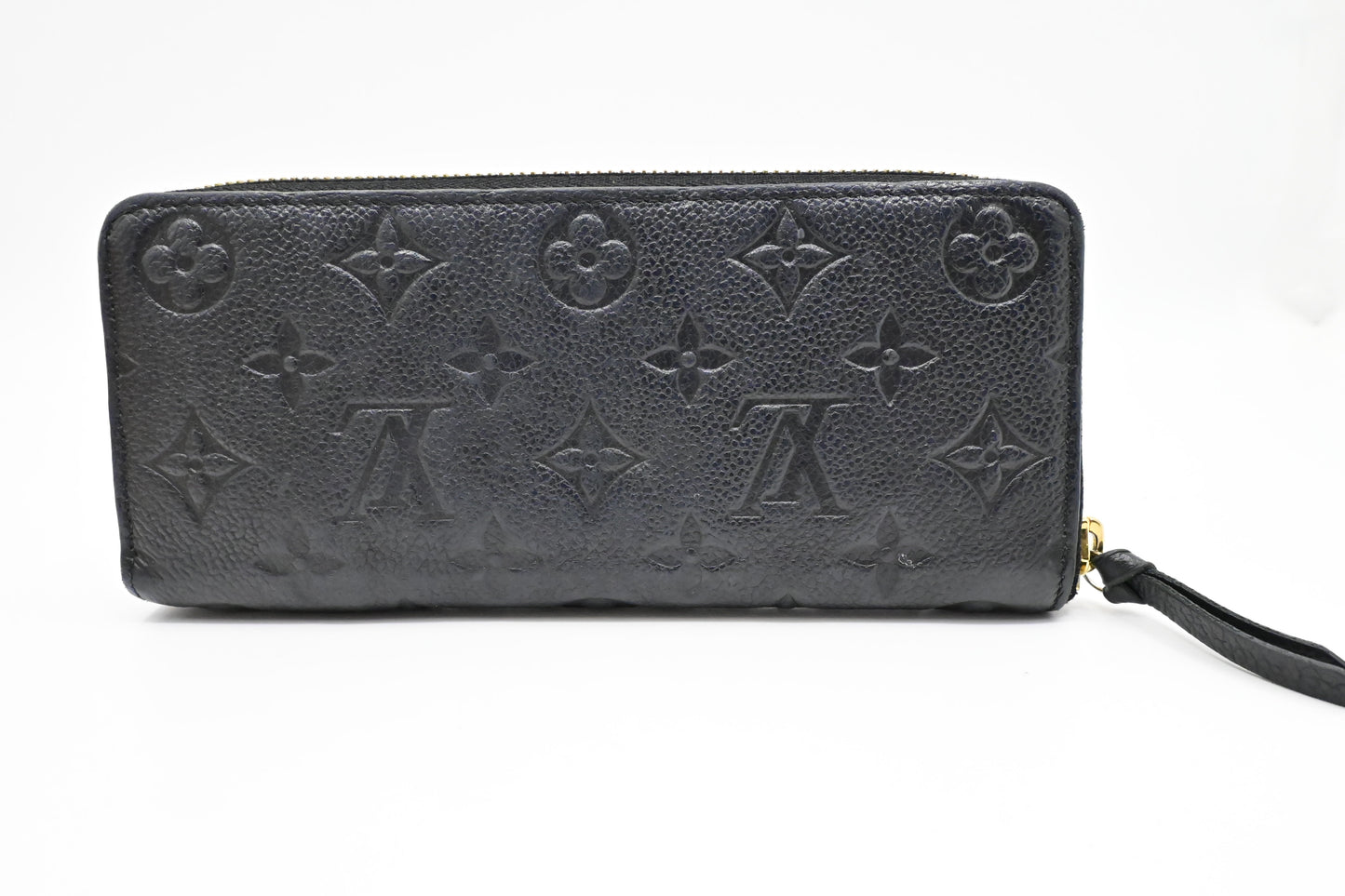 Louis Vuitton Clemence Wallet in Noir Empreinte Leather